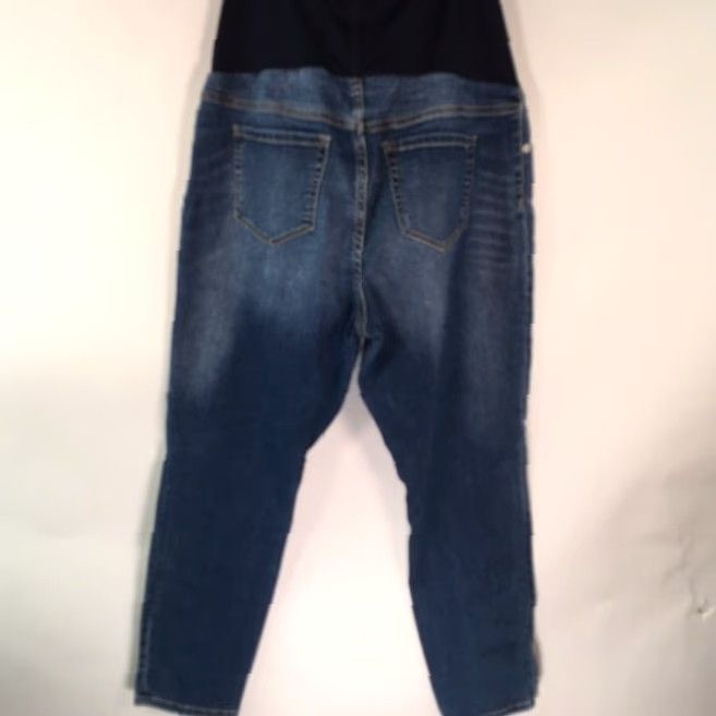 Vintage Womens Liz Lange Blue Maternity Jeans L 36X26 Size 36" / US 14 / IT 50 - 4 Thumbnail