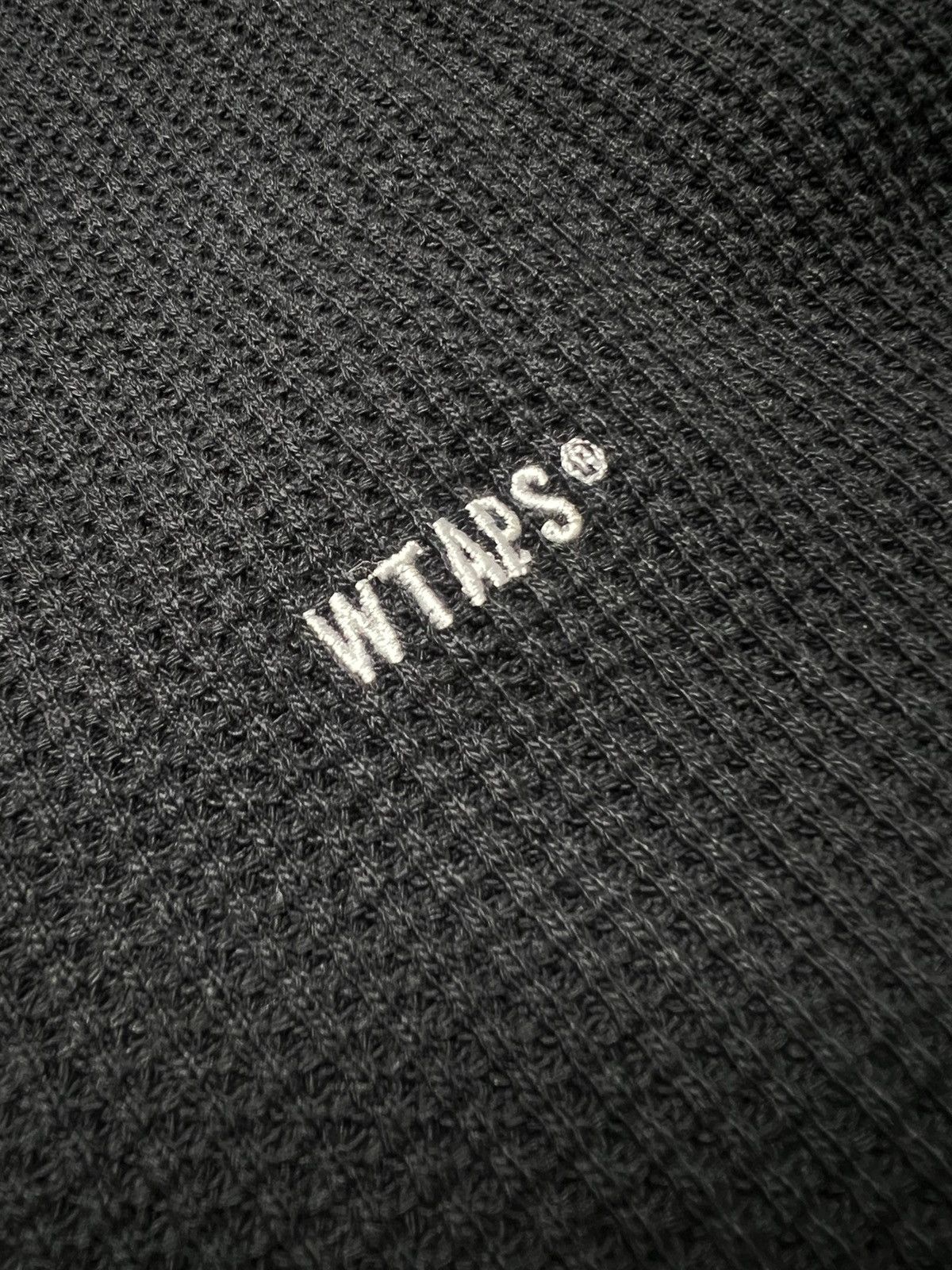 Wtaps WTAPS Cut & Sew A/W 23 Waffle embroidered Oversized Sweater Size US S / EU 44-46 / 1 - 6 Thumbnail