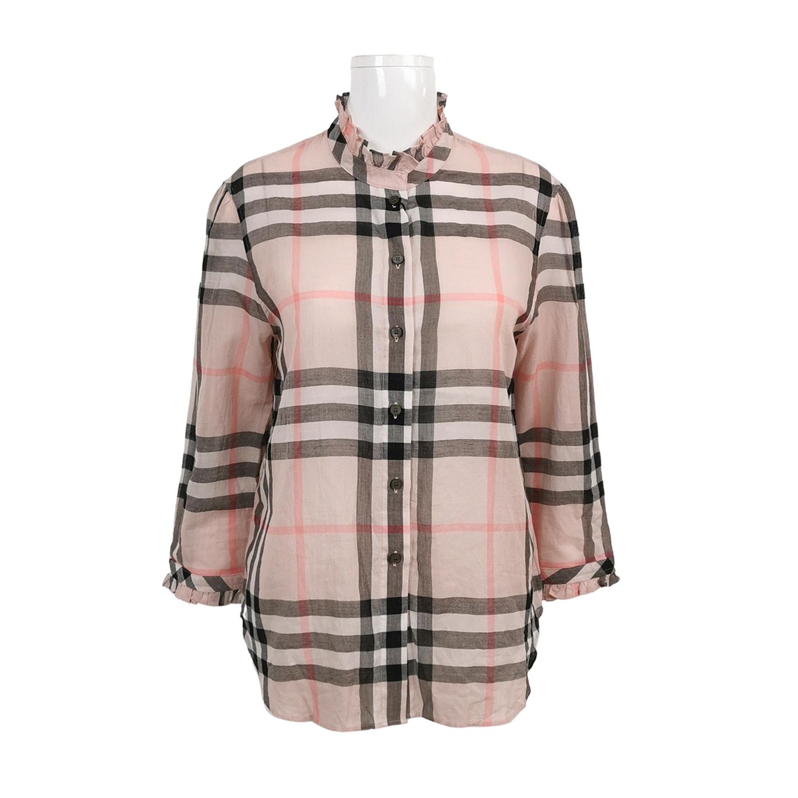 Burberry Burberry Women s Button Ups Size S / US 4 / IT 40 - 1 Thumbnail