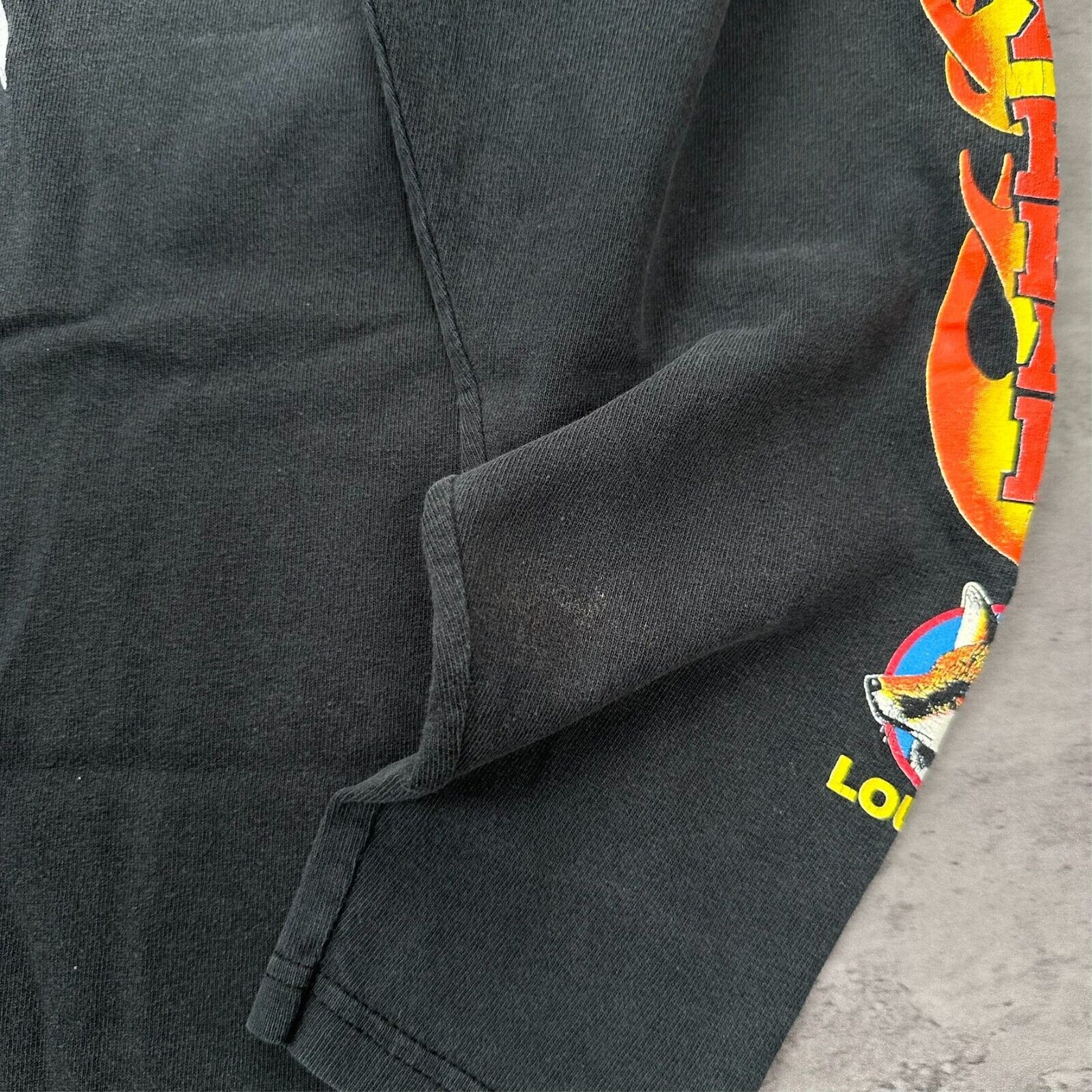 Vintage Vintage Fox Head Bike Week Flame Long Sleeve Henley Shirt Size US XL / EU 56 / 4 - 7 Thumbnail