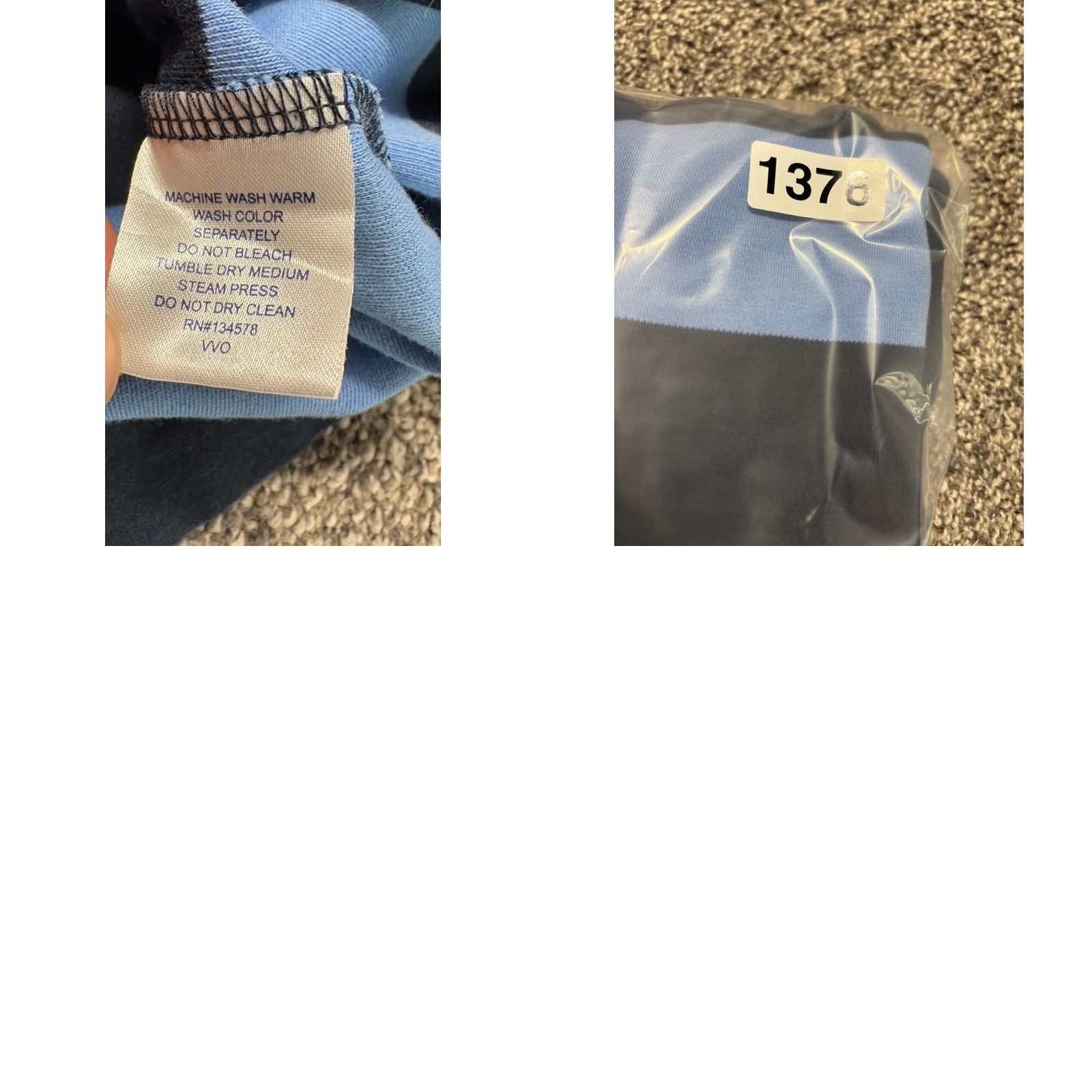 Vineyard Vines Vineyard Vines Rugby Pullover 1/4 Zip Mens Large Blue Stripe Sweater Size US L / EU 52-54 / 3 - 8 Thumbnail