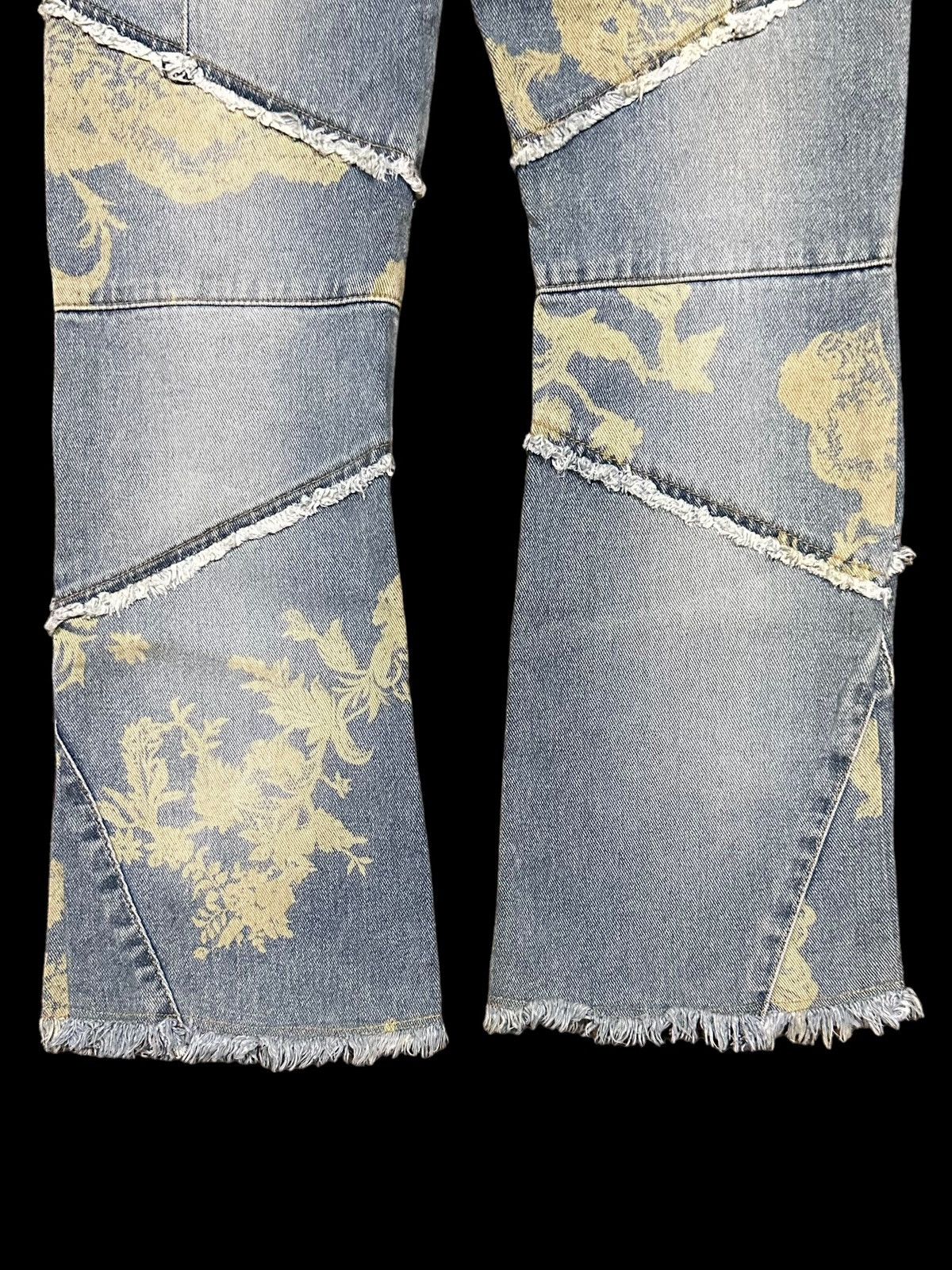 Designer × If Six Was Nine × Jean Paper Cut Hagi Denim JOUER AUX ECHECS Bootcut Flores Jeans Size 28" / US 6 / IT 42 - 13 Thumbnail
