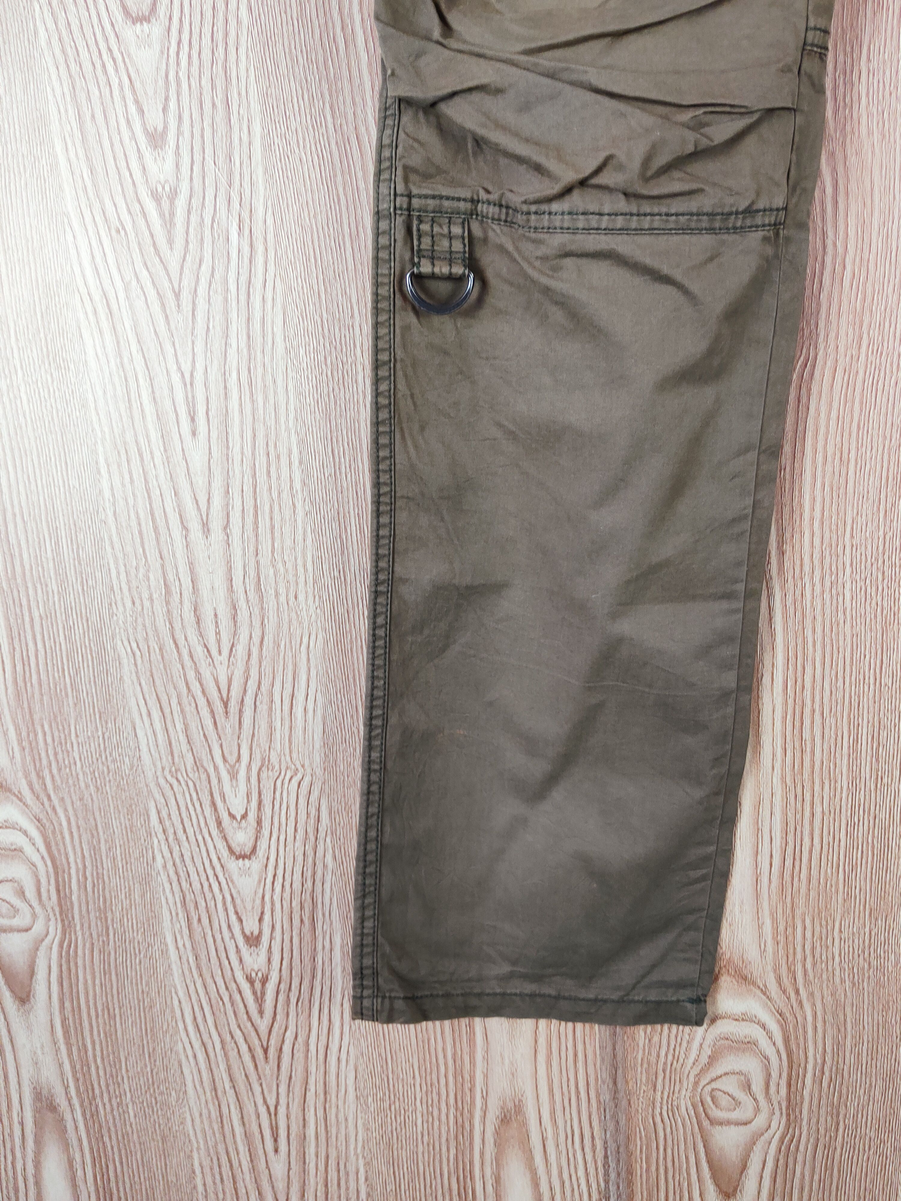 Japanese Brand DL Destrad Khaki Multipocket Tactical Cargo Pants #W528 Size US 31 - 6 Thumbnail