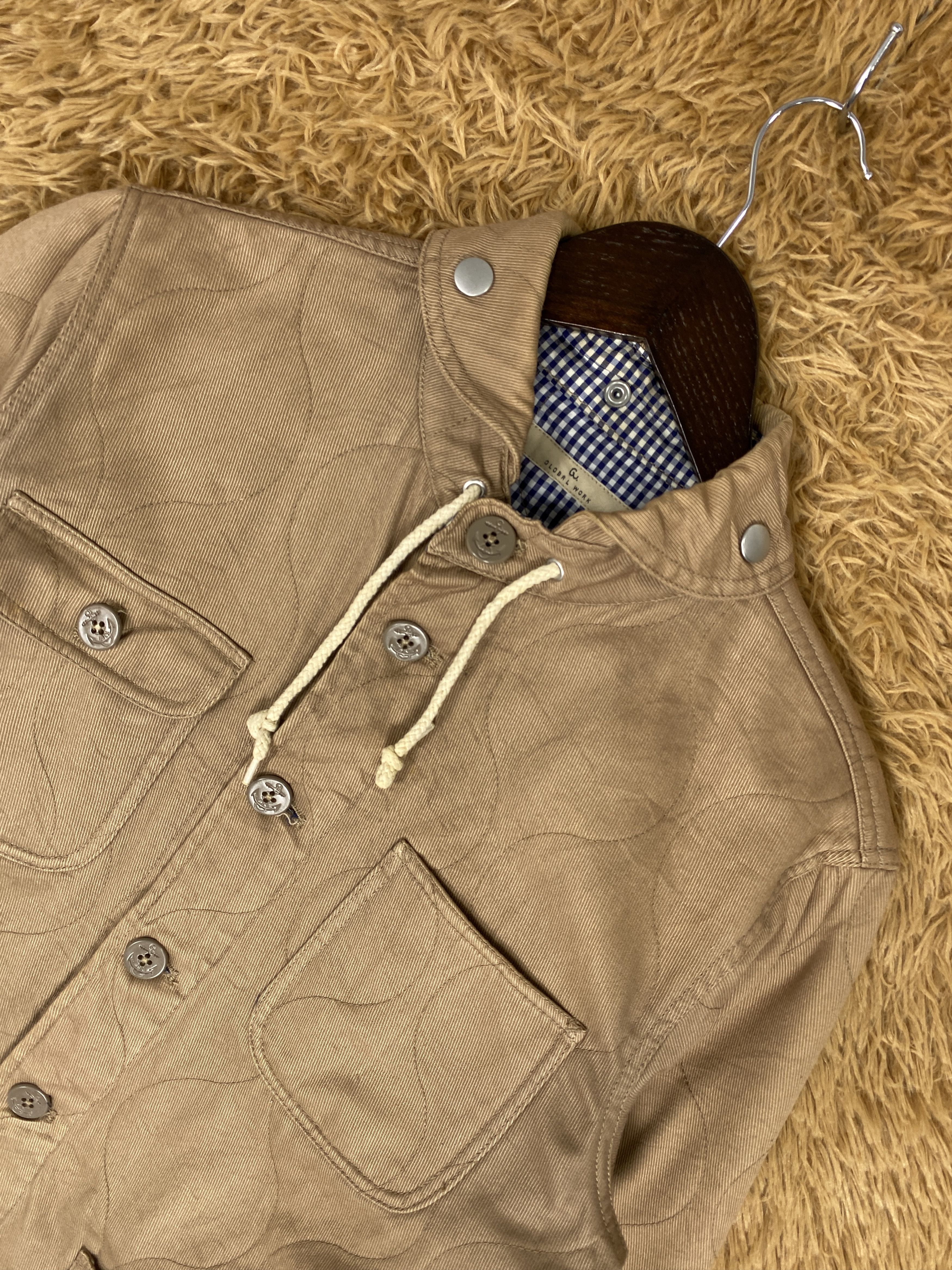Global Work Vintage Global Work Quilted Flannel Lining Jacket J2282 Size US S / EU 44-46 / 1 - 2 Thumbnail