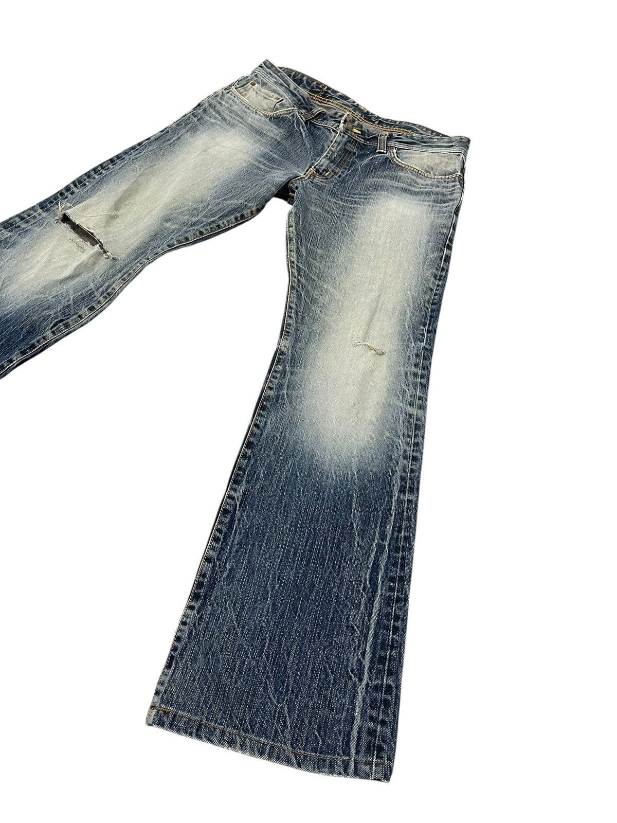 Edwin Flare Jeans Edwin Japan Faded Boot Cut Chrome hearts 2🟦8 Size US 35 - 3 Thumbnail