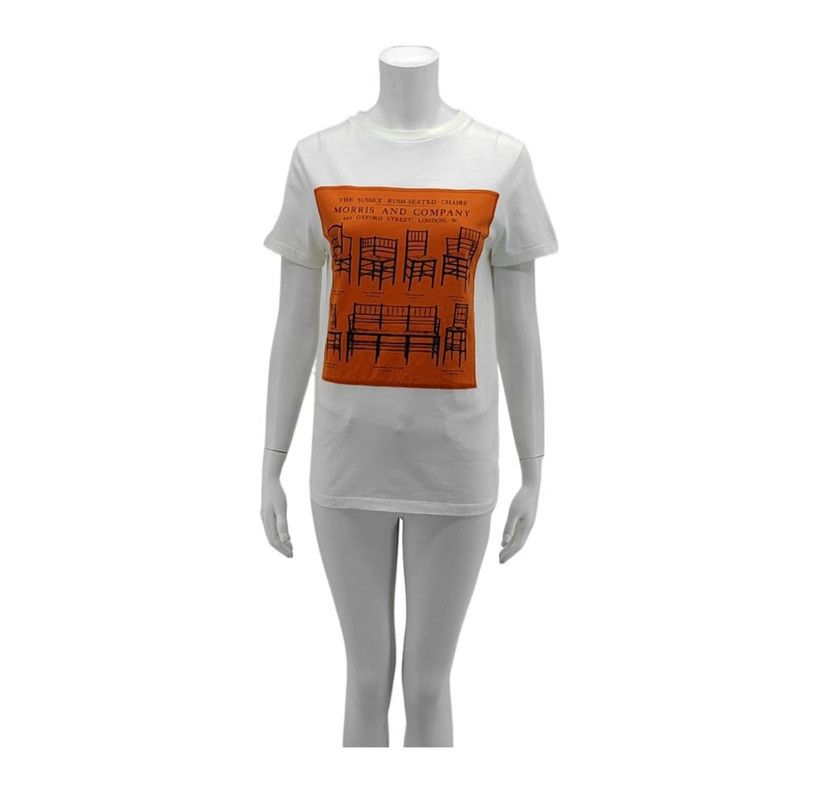 Loewe Loewe Summer White Cotton Short Sleeve Tee 0089 Size XS / US 0-2 / IT 36-38 - 1 Thumbnail