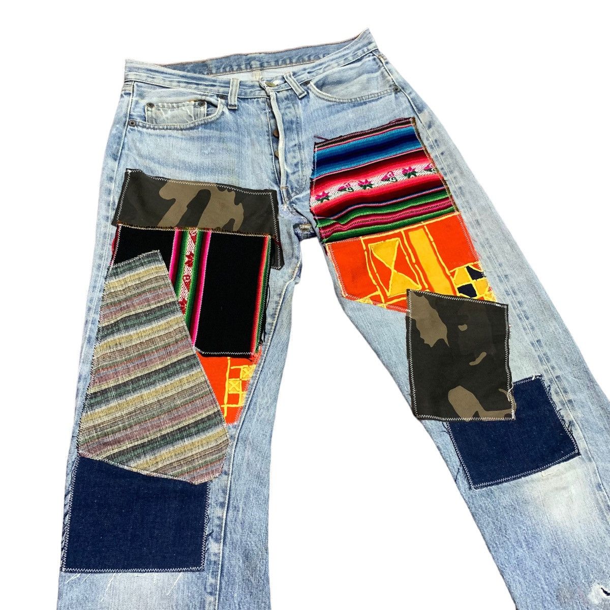 Levi's 70s 501 Levis Red Line Selvedge Jean Size US 32 / EU 48 - 8 Thumbnail