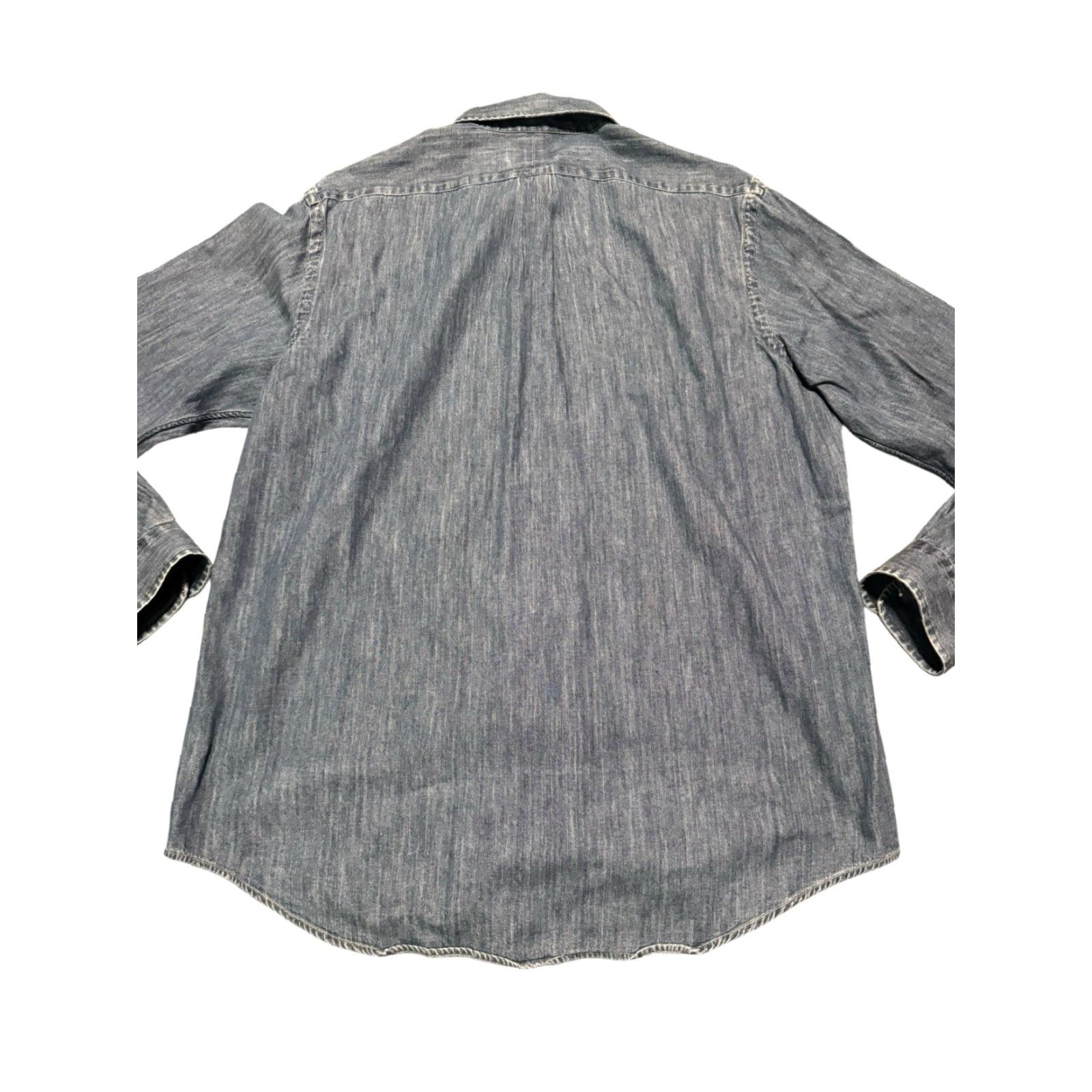 Ralph Lauren VINTAGE Polo Ralph Lauren Denim Shirt XL Classic Fit Long Sleeve Blue Medium Wash Pony Size US XL / EU 56 / 4 - 7 Thumbnail