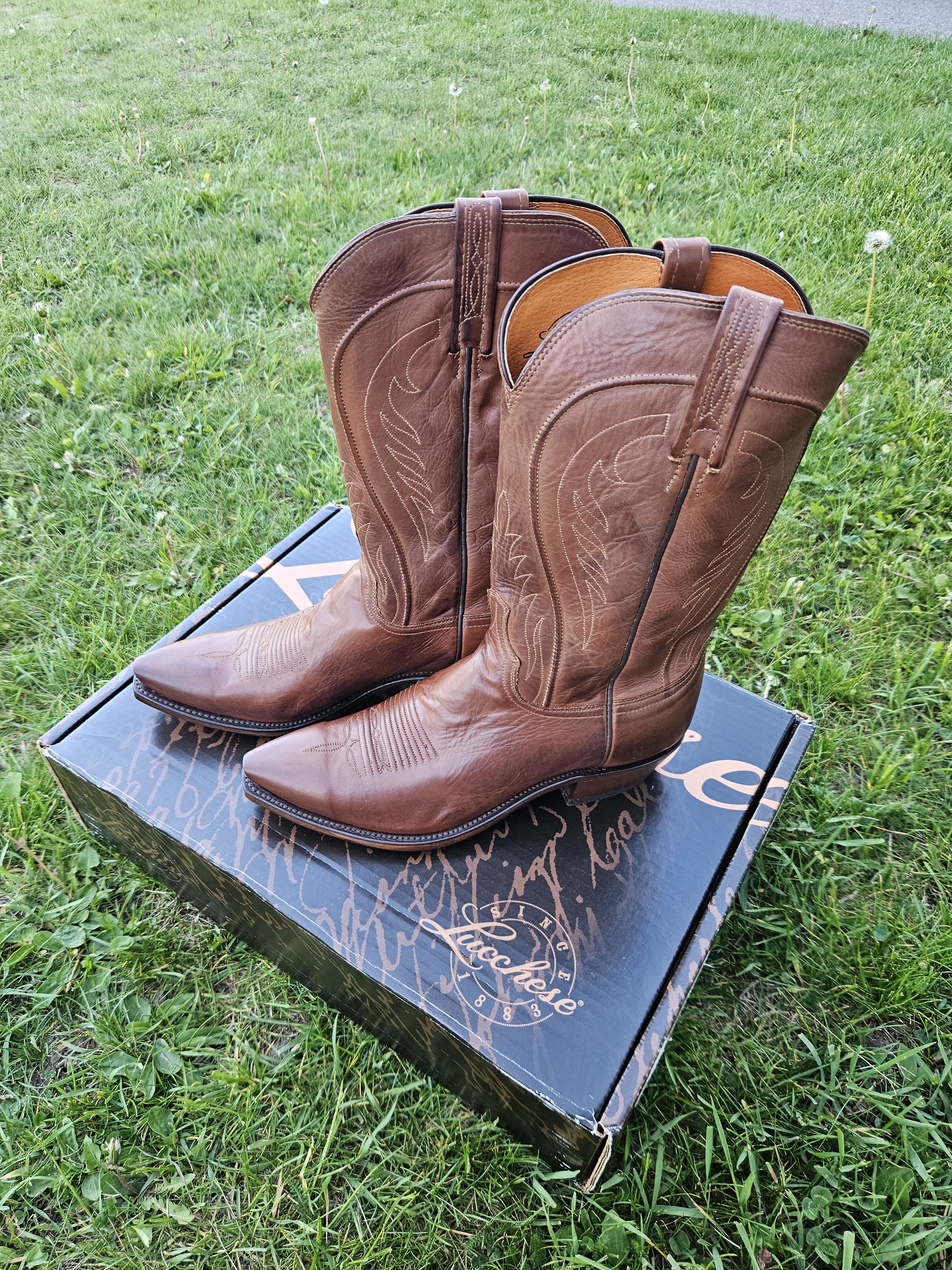 Lucchese Lucchese Bart Ranch Hand leather boots Size US 9 / EU 42 - 1 Thumbnail