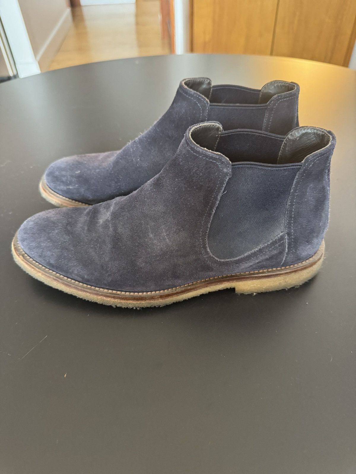 To Boot New York To Boot New York Suede Chelsea Navy Size US 8 / EU 41 - 3 Thumbnail