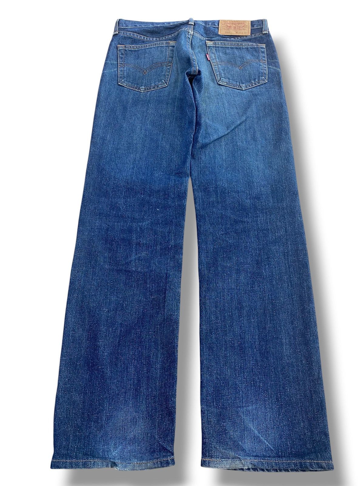 Levi's Levi’s 522 Faded Wash Ripped Style Straight Cut Jeans Size US 30 / EU 46 - 3 Thumbnail