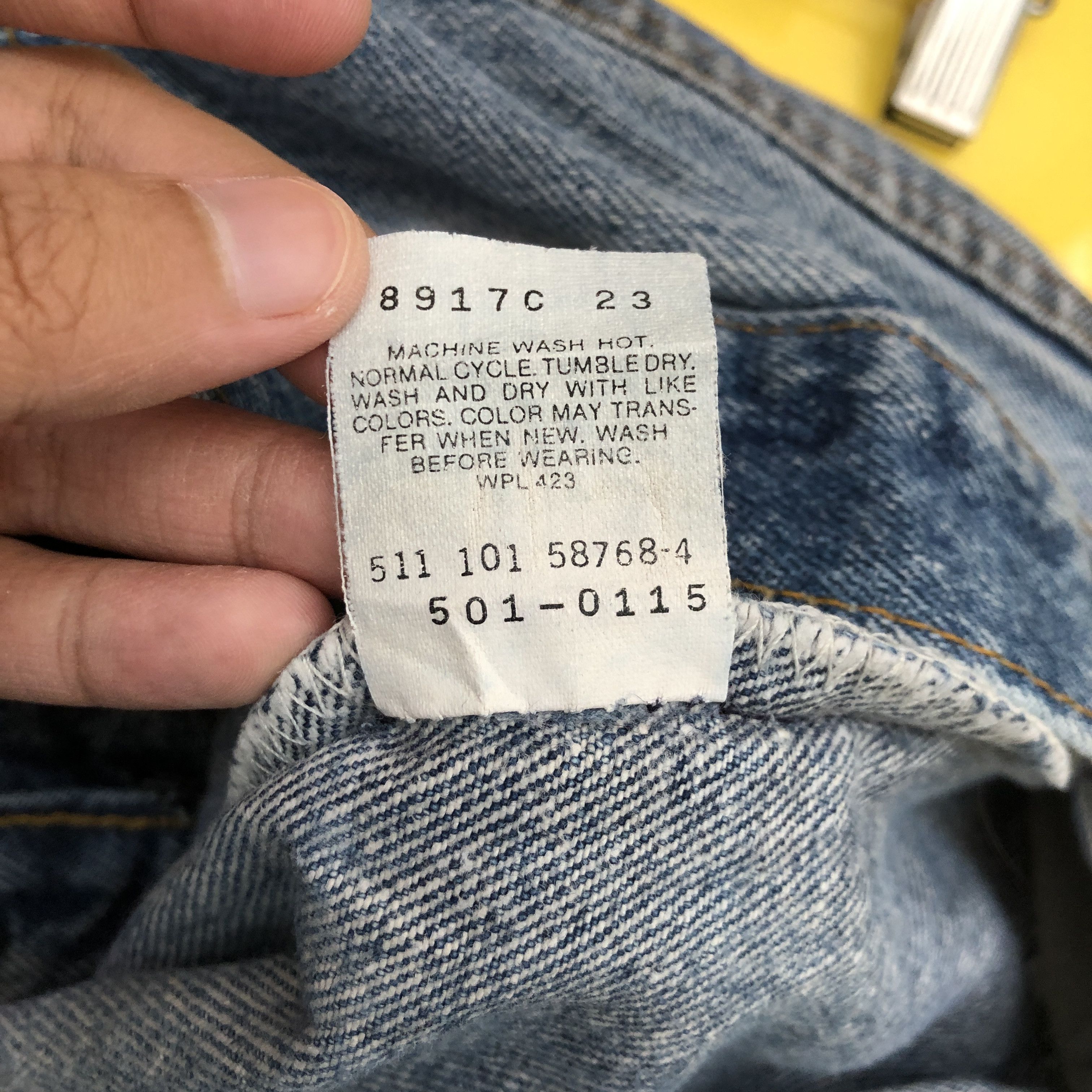 Levi's Vintage Levis 501 Faded Light Wash Jeans Levi's Denim Size US 34 / EU 50 - 10 Thumbnail