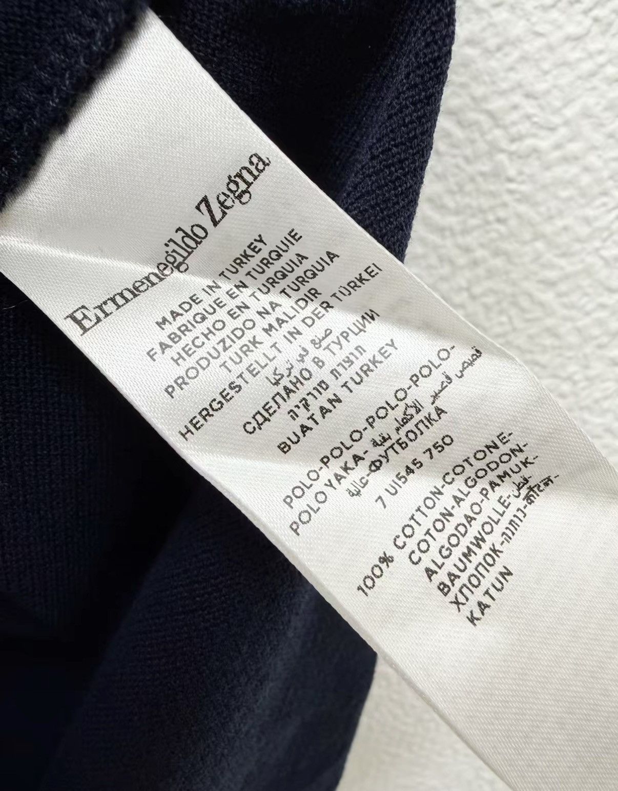Ermenegildo Zegna Ermenegildo Zegna 100% Cotton Knitted Polo Shirt J30 Size US M / EU 48-50 / 2 - 6 Thumbnail