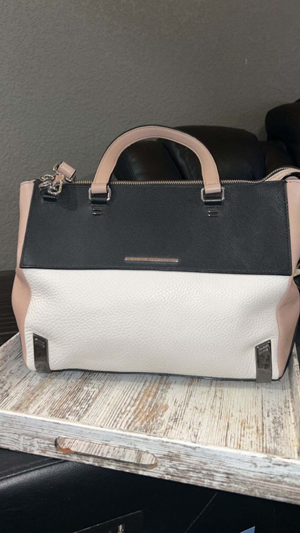 Marc Jacobs Women's Marc Jacobs Satchel One Size Black Beige Size ONE SIZE - 1 Thumbnail