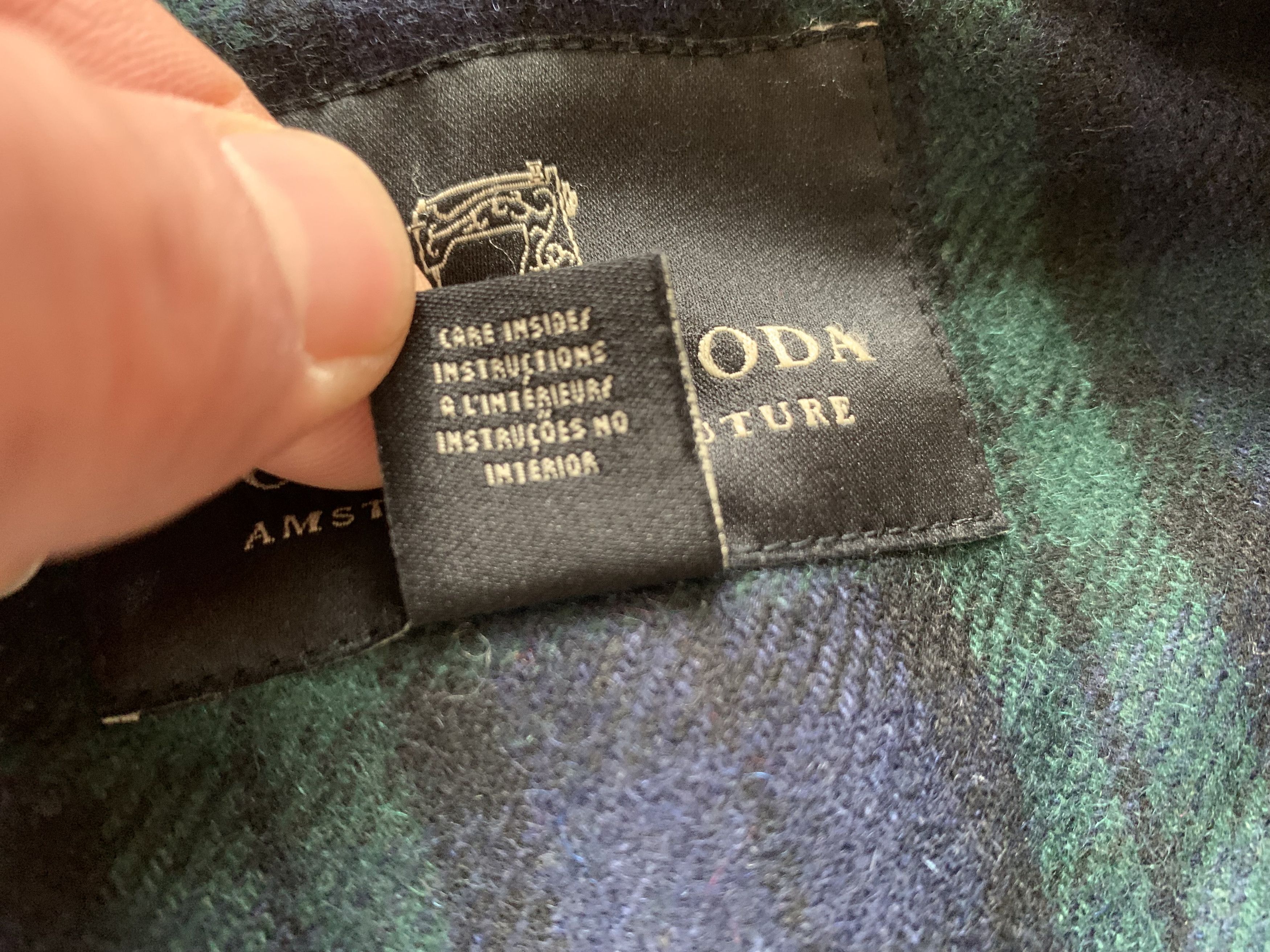 Scotch & Soda Scotch & Soda Navy Blue Demi Wool Short Coat Size US S / EU 44-46 / 1 - 8 Thumbnail