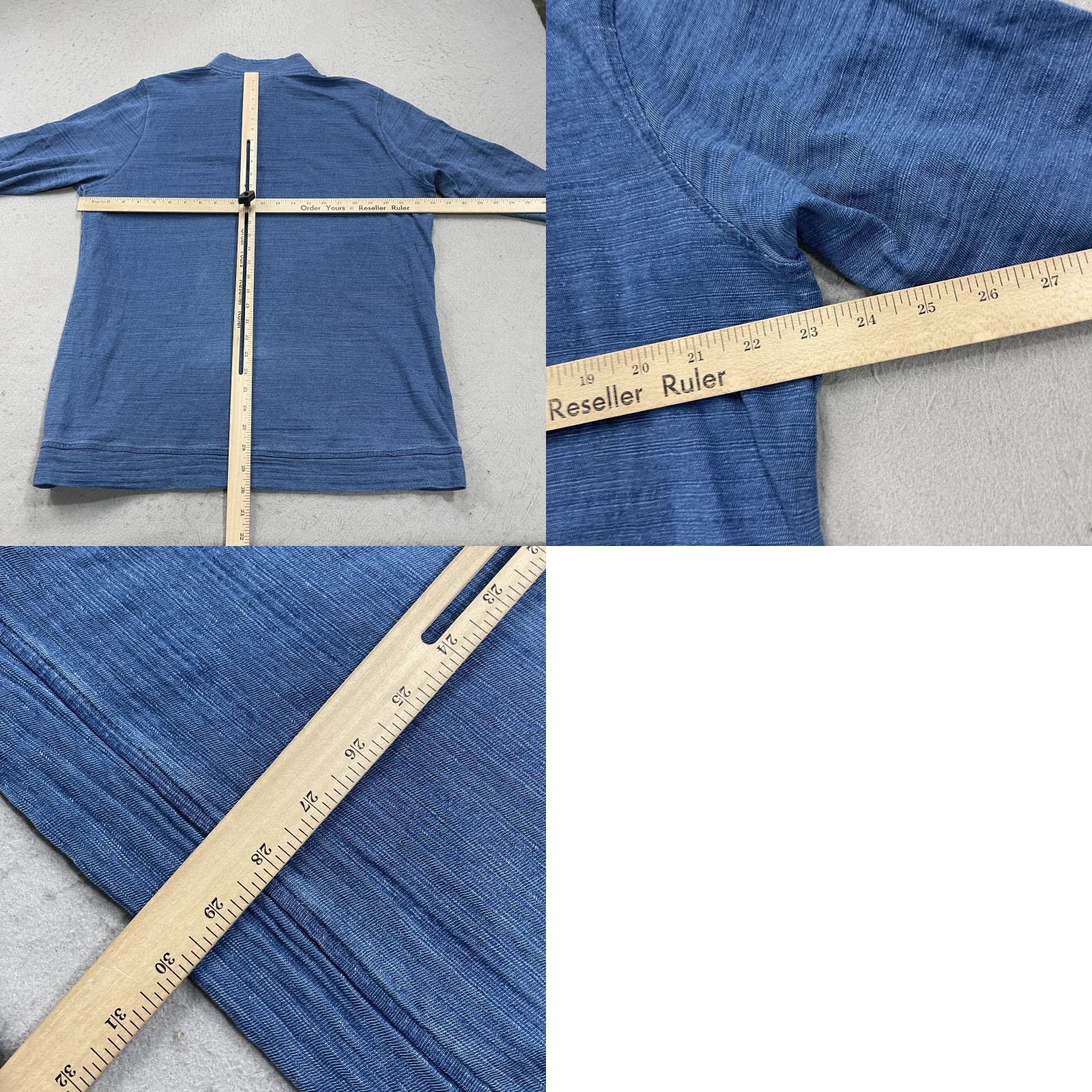 Peter Millar Peter Millar Sweater Mens Large Blue Indigo Knit 1/4 Quarter Zip Golf Pullover Size US L / EU 52-54 / 3 - 8 Thumbnail