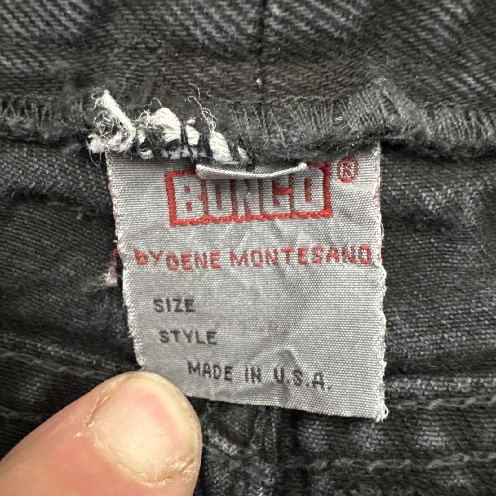 Other Vintage 90s Bongo Jeans 7 Gene Montesano Streetwear Mom Size 25" / US 0 / IT 36 - 7 Thumbnail