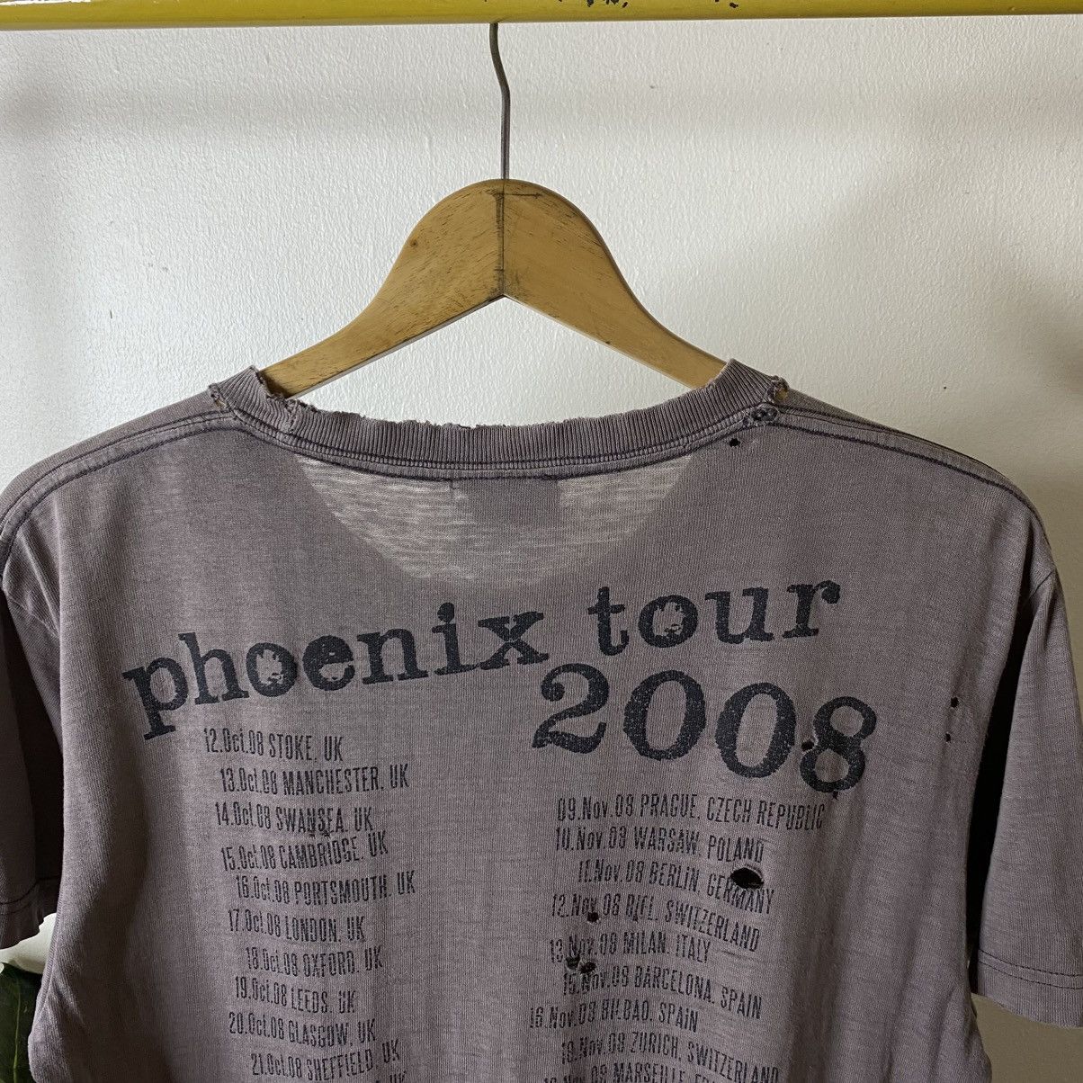 Band Tees Vintage 2008 Zebrahead Phoenix Tour Distressed Sunfaded Tee Size US M / EU 48-50 / 2 - 3 Thumbnail