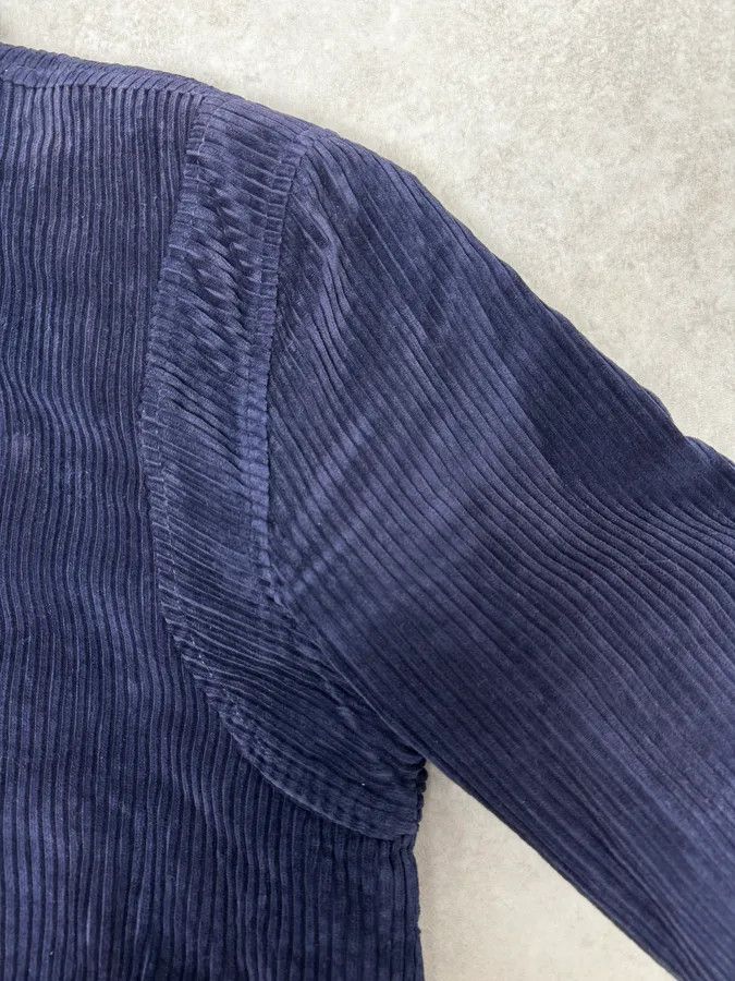 Valentino 1990s Valentino Navy Corduroy Premium Jacket Size US M / EU 48-50 / 2 - 11 Thumbnail
