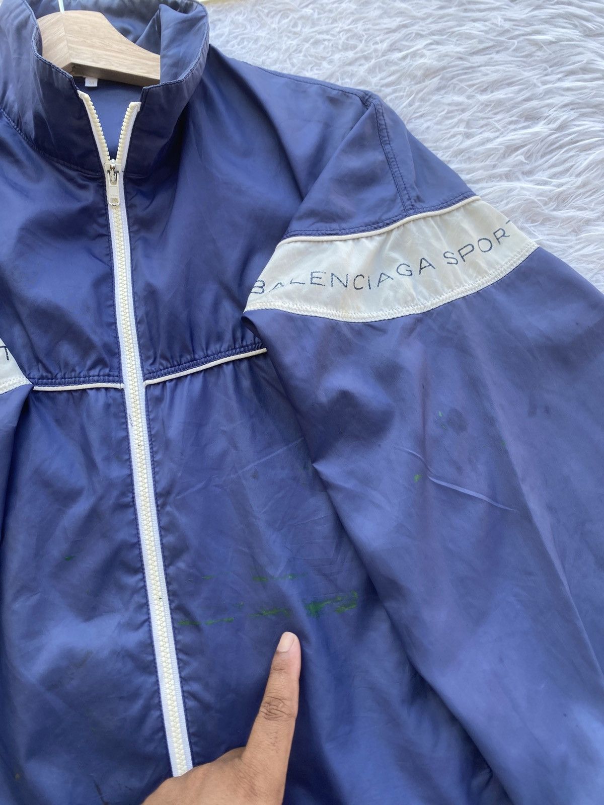 Balenciaga Rare Vintage Balenciaga Sports Windbreaker Size US M / EU 48-50 / 2 - 9 Thumbnail