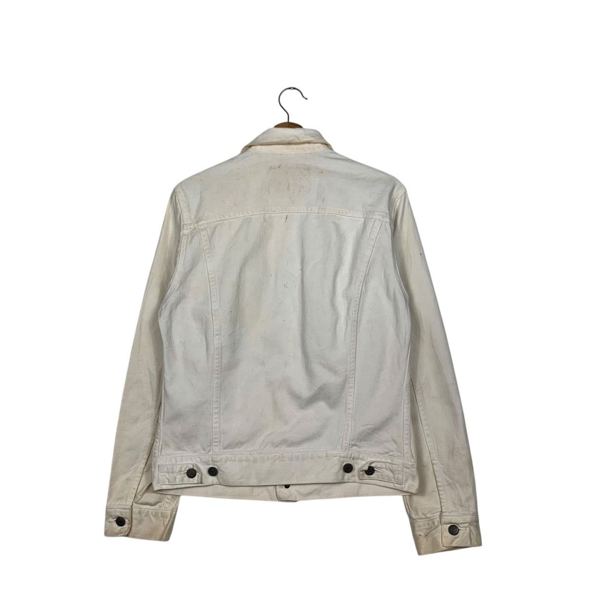 Japanese Brand DOMINGO SPELLBOUND Type 3 White Denim Jacket #2096-C91 Size US M / EU 48-50 / 2 - 7 Thumbnail