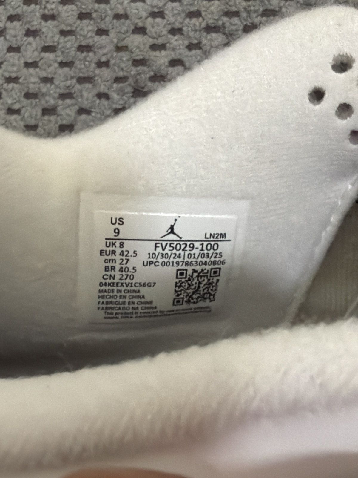 Jordan Brand Jordan 4 White Cement Size US 9 / EU 42 - 6 Thumbnail