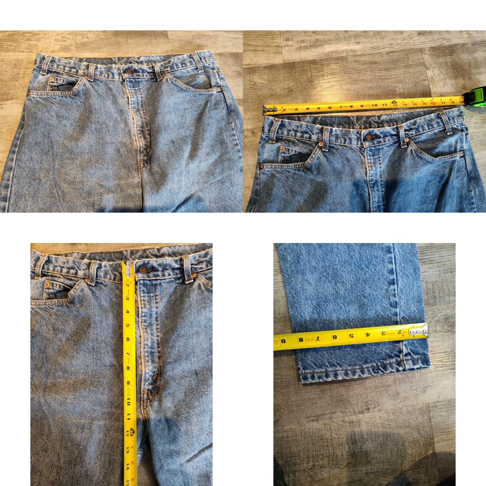Levi's VINTAGE Levi's 505 Jeans Men 38x30 Blue Regular Medium Wash Made in USA 2000s Orange Tab Mens Size US 38 / EU 54 - 8 Thumbnail