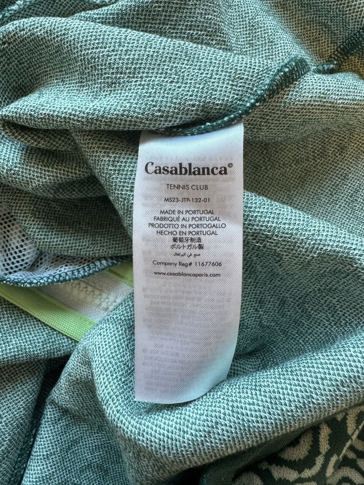 Casablanca NWT Green Monogram Track Jacket Size US L / EU 52-54 / 3 - 6 Thumbnail