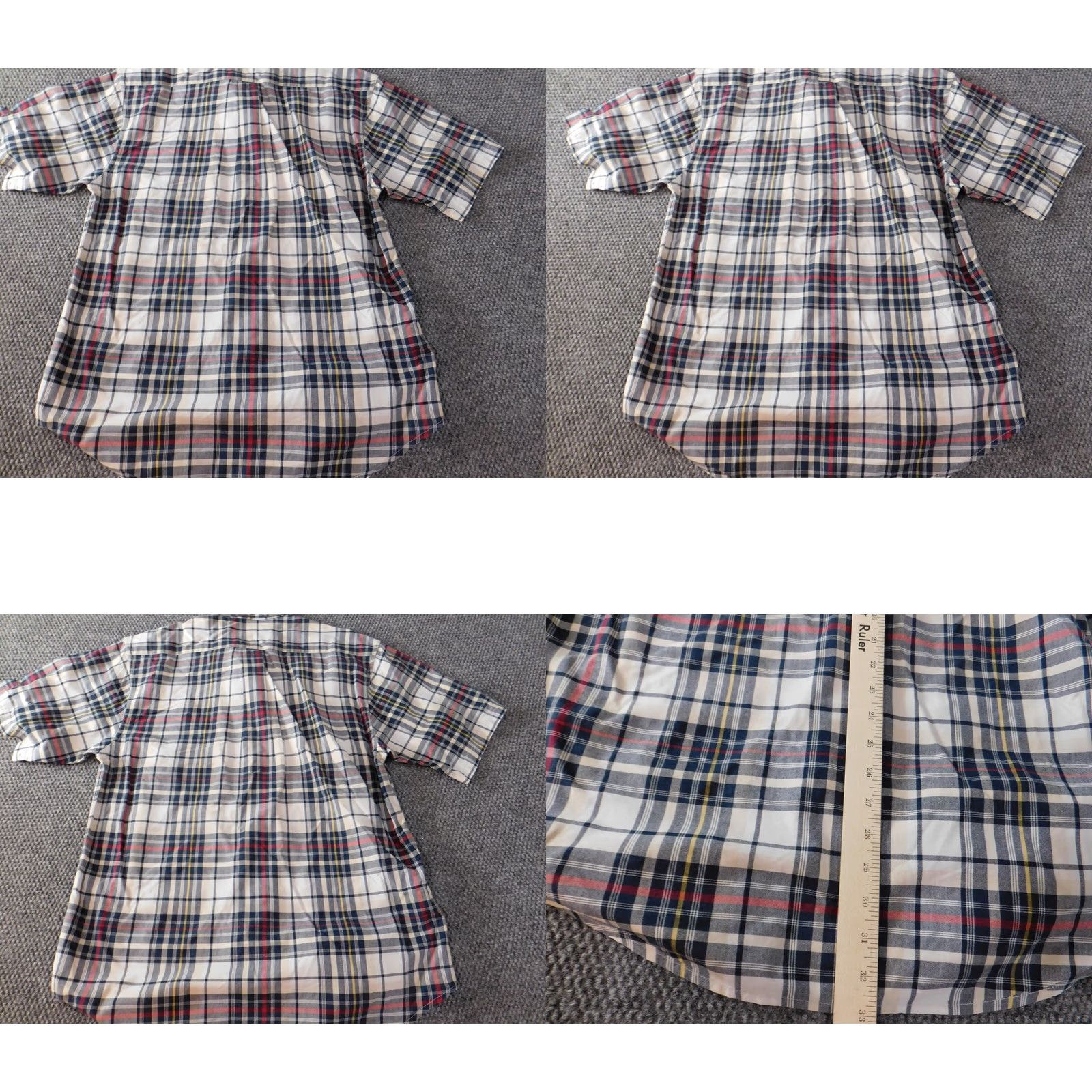 Croft & Barrow Croft & Barrow Mens Shirt Medium blue plaid button up casual Button-Down Collar Size US M / EU 48-50 / 2 - 8 Thumbnail