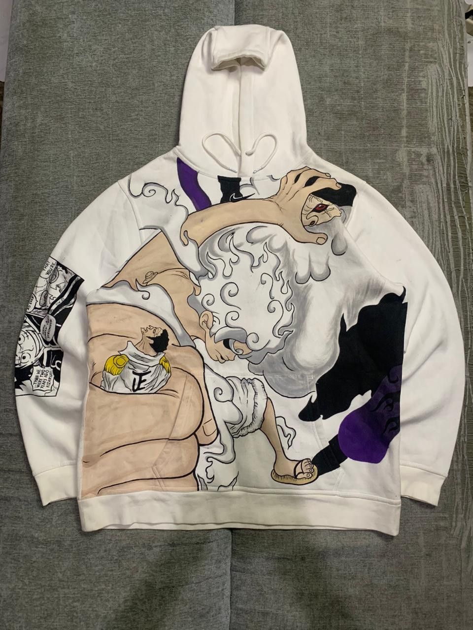 Nike nike rework custom manga one piece hand made 1 of 1 in world Size US M / EU 48-50 / 2 - 1 Thumbnail