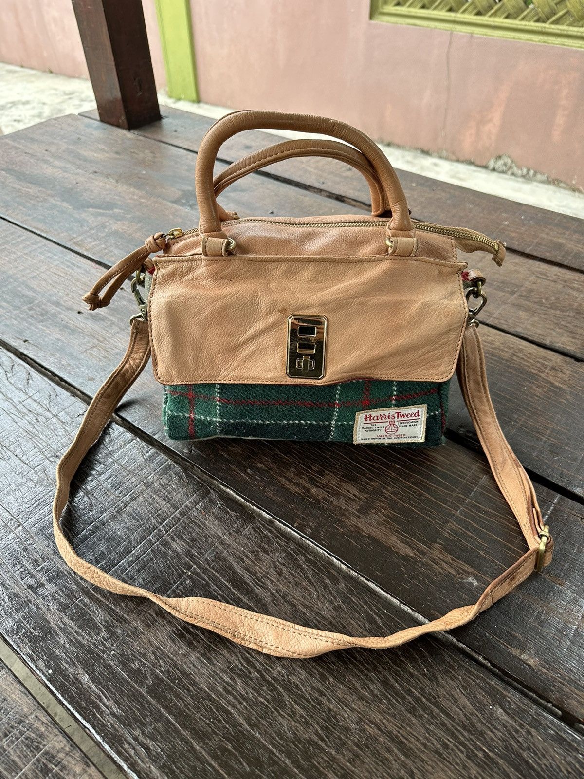 Harris tweed shoulder bag nice design
