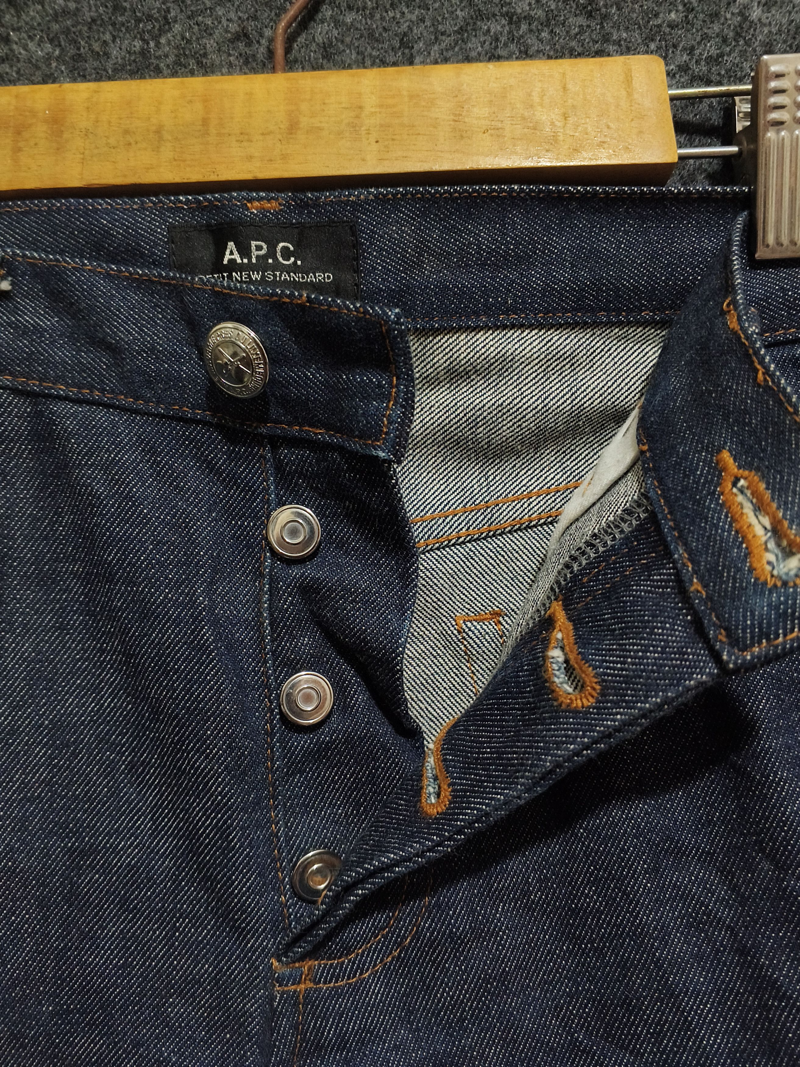 A.P.C. A.P.C. Petit New Standard Raw Selvedge Denim Size US 32 / EU 48 - 10 Thumbnail
