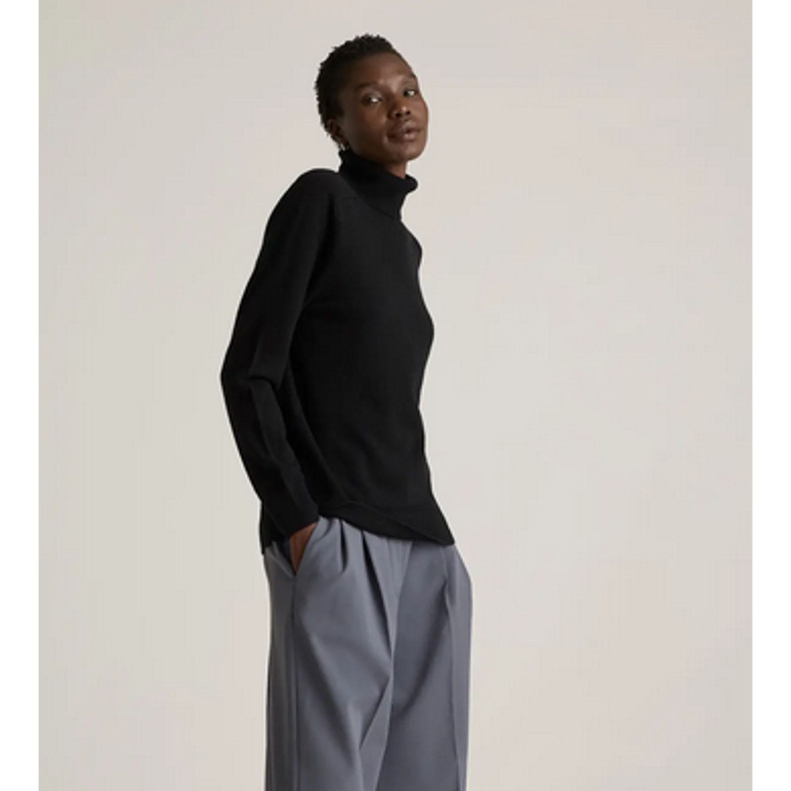 Quince Copied - Mongolian Cashmere Turtleneck Sweater Size M NWT Size M / US 6-8 / IT 42-44 - 5 Thumbnail