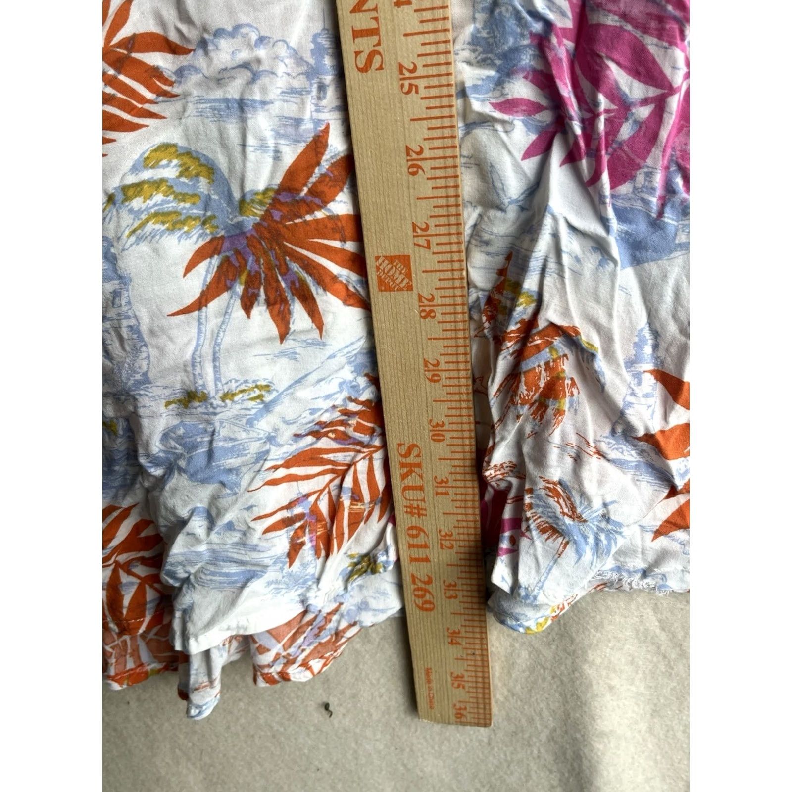 O'Neill O’Neill Women’s Midi Dress Sleeveless Tropical Print Light Multicolor L Weekday Formal Casual Wedding Party/Workwear Dress Length: Midi Women Size L / US 10 / IT 46 - 4 Thumbnail