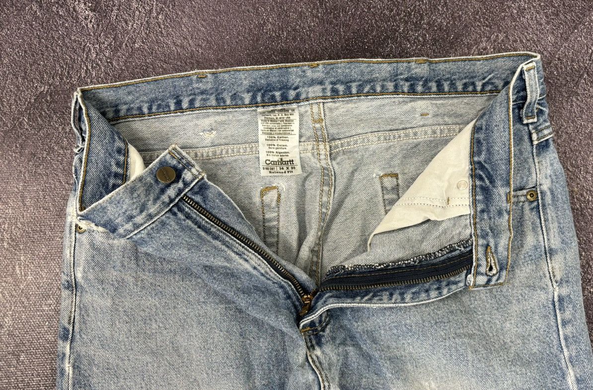 Carhartt Vintage 90s Carhartt USA Faded Washed Baggy Jeans Size US 36 / EU 52 - 16 Thumbnail