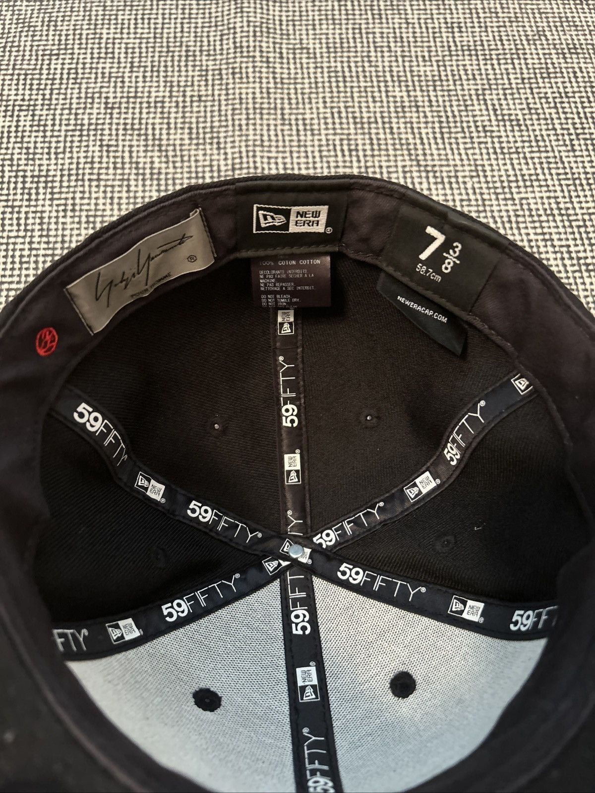 New Era × Yohji Yamamoto Yohji Yamamoto x New Era All Black wool cap Size ONE SIZE - 5 Thumbnail