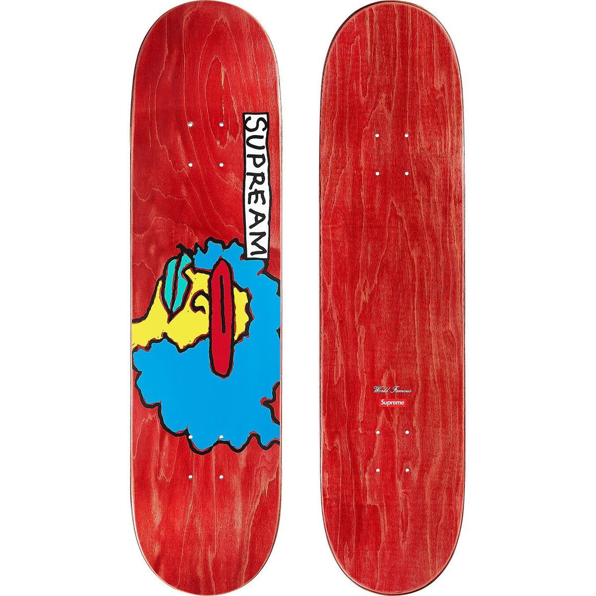 Supreme Supreme Gonz Ramm Skateboard Deck Red Size ONE SIZE - 1 Thumbnail