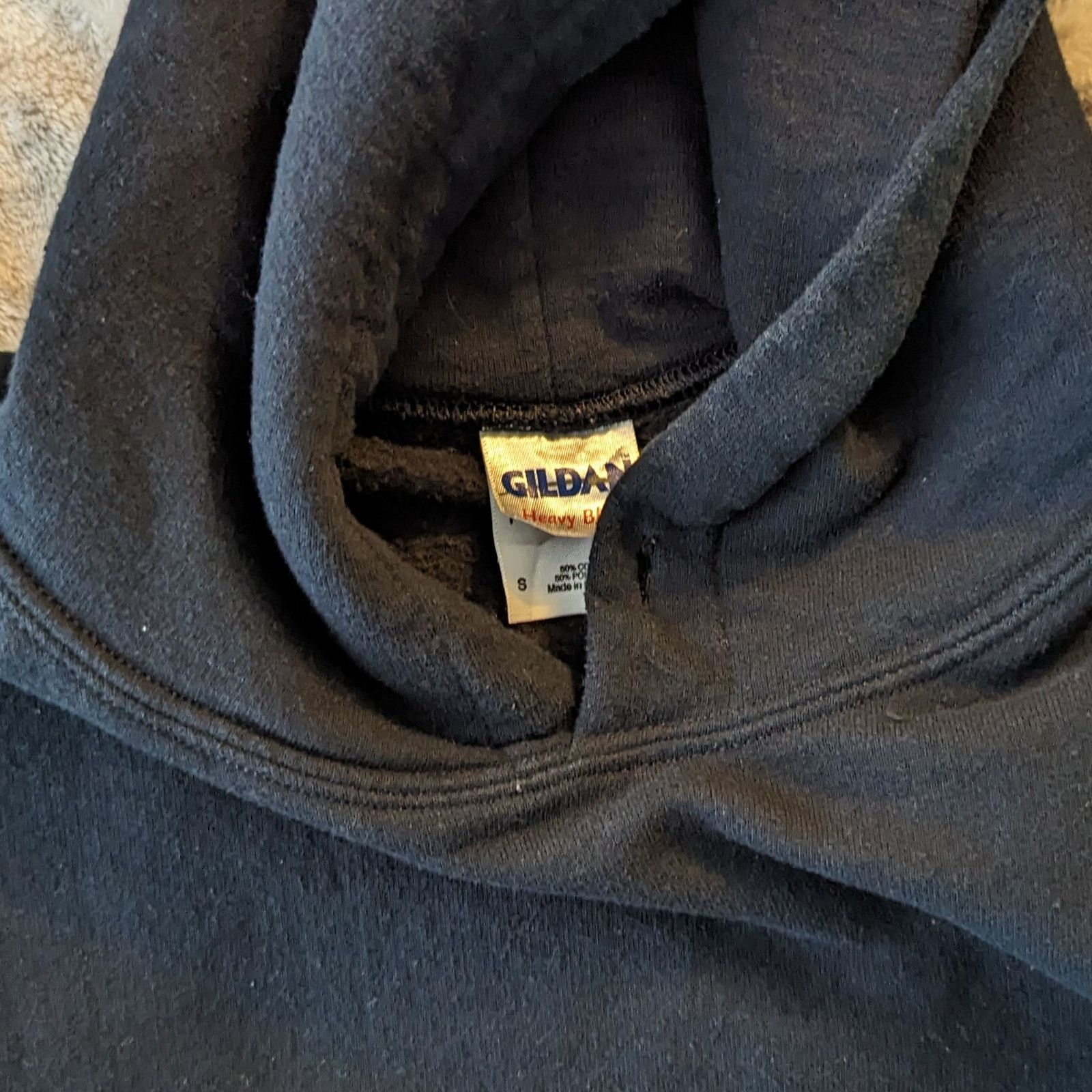 Gildan UBHA Men's Hoodie Pullover Hoodie for Men Black Small Size US S / EU 44-46 / 1 - 4 Thumbnail