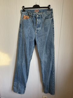 Corteiz C-Star Denim Jeans Blue – 21Dripzz