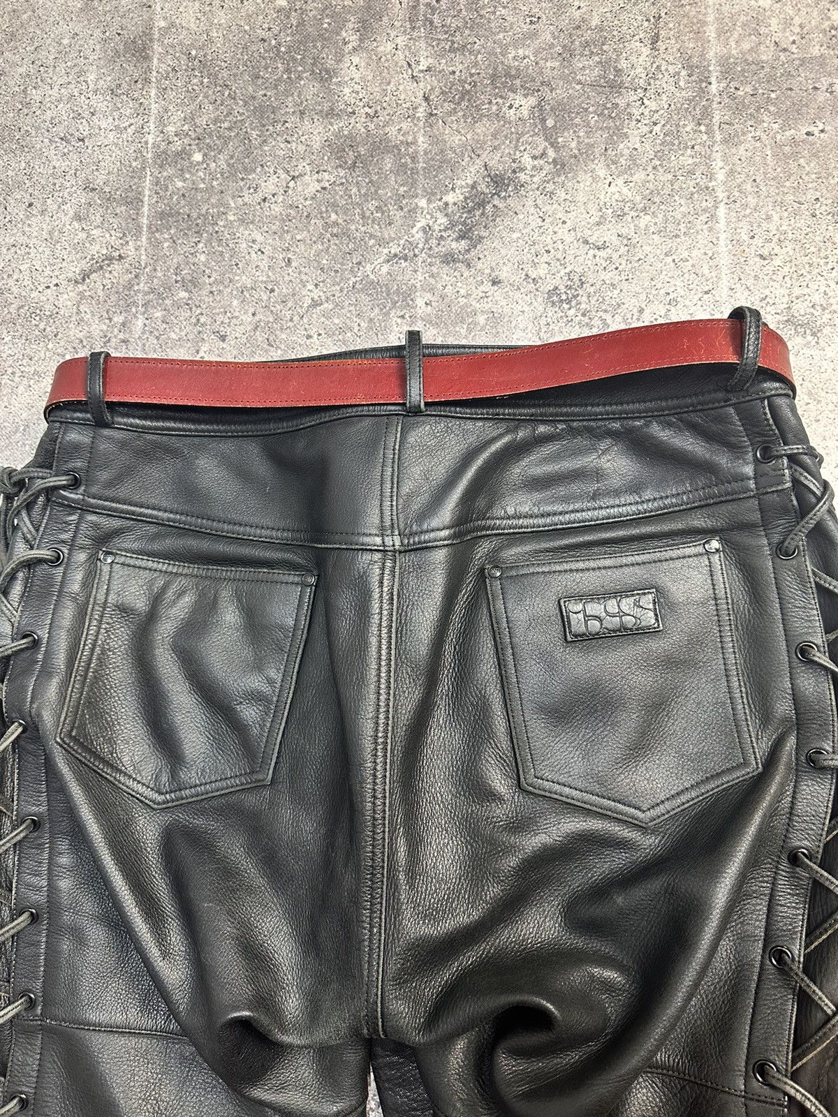 Other Vintage 90s Leather Belt Ifsixwasnine Hysteric Glamour Style Size ONE SIZE - 12 Thumbnail