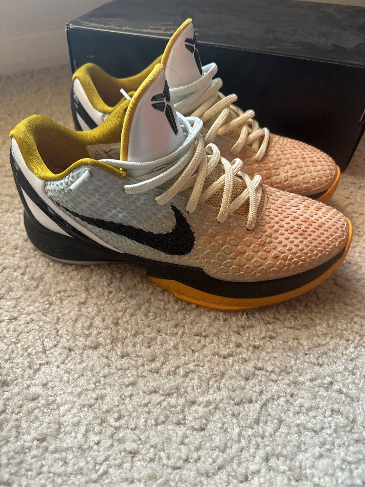 Nike Nike Kobe 6 Del Sol Custom Demar Derozan PE Flip Size US 8.5 / EU 41-42 - 3 Thumbnail