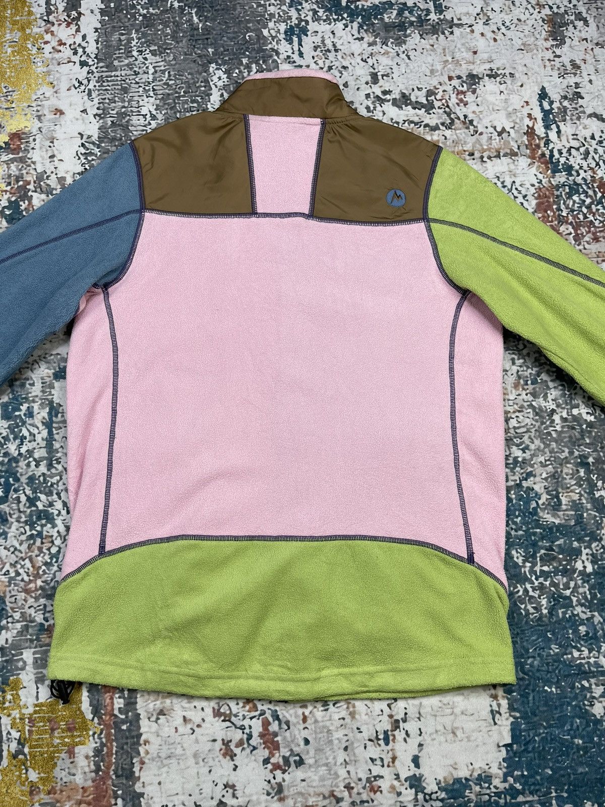 Marmot OutdoorStyle MARMOT Multi Color Fleece Light Jacket Size L / US 10 / IT 46 - 5 Thumbnail