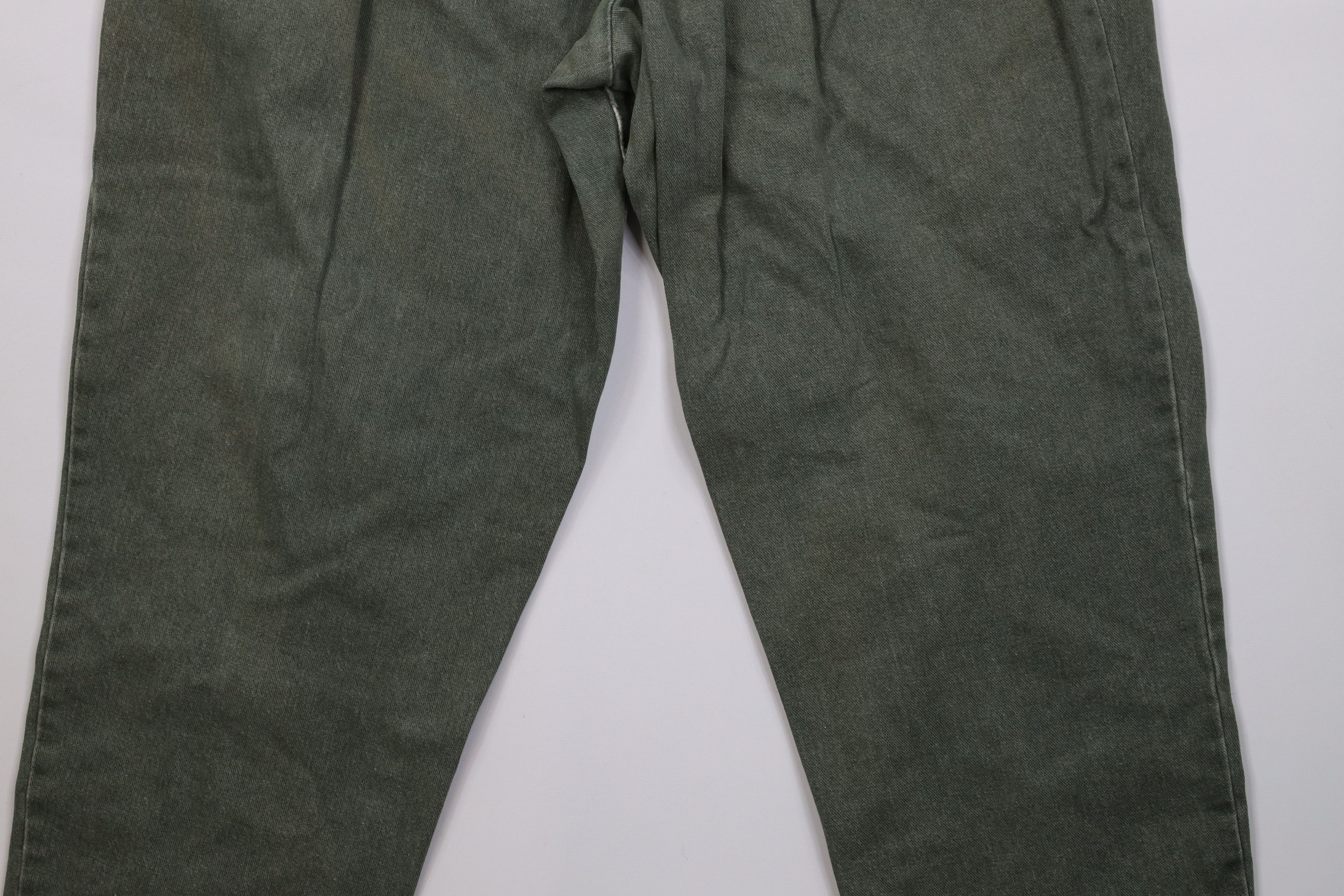 Vintage Vintage 90s Streetwear Fit Utility Denim Jeans Green USA Size 40" / US 18 - 13 Thumbnail