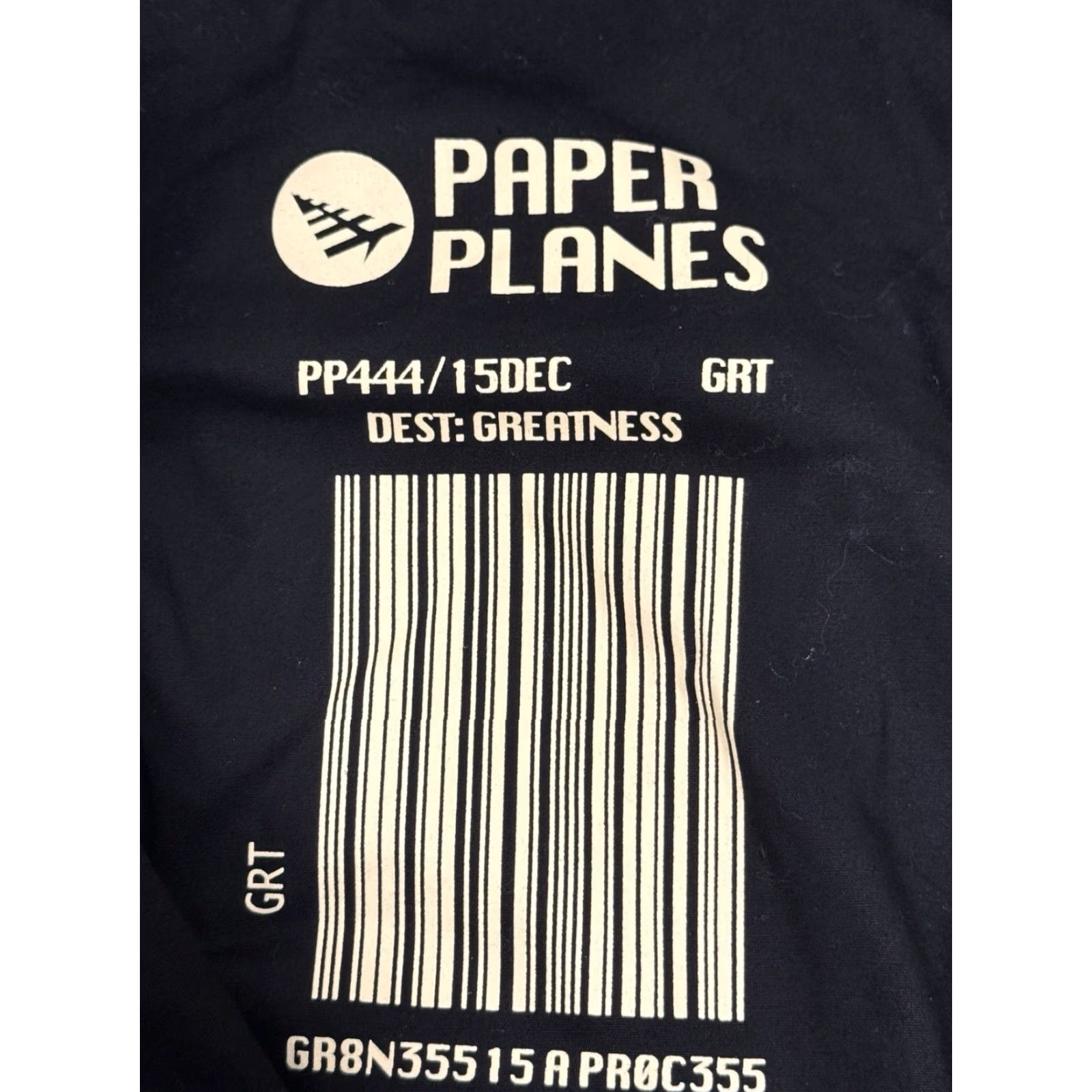 Vintage PAPER PLANES Black Full Zip Nylon Jacket XL Men EUC Size US XL / EU 56 / 4 - 5 Thumbnail