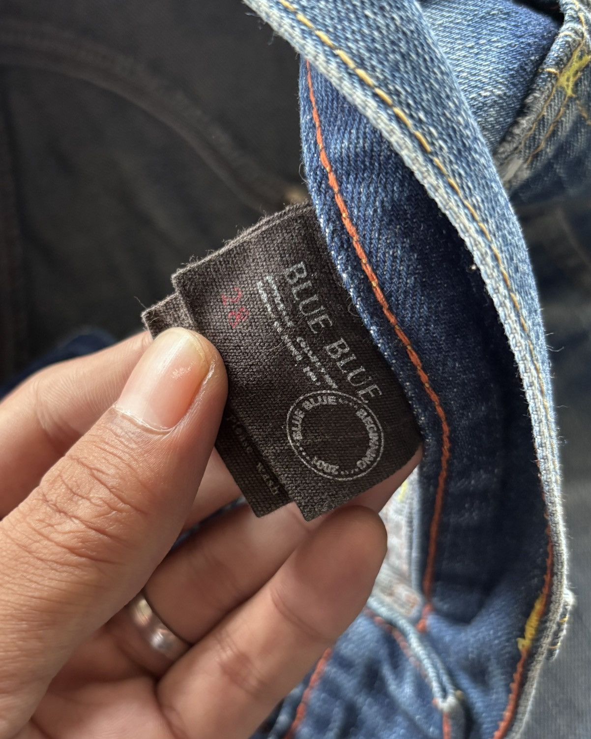 BUFFALO BOBS Blue Blue Japan Faded Denim Jeans Size US 28 / EU 44 - 5 Thumbnail
