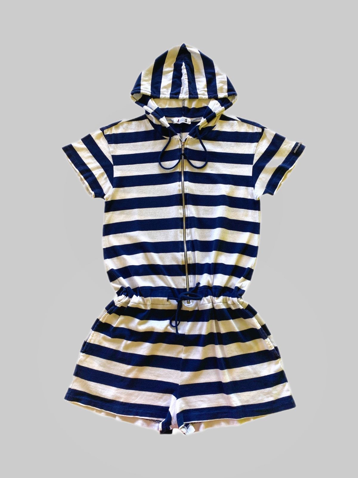 Issey Miyake HARD TO FIND❗️I.S Collection-Tsumori Chisato Striped Rompers Size 27" / US 4 / IT 40 - 2 Thumbnail