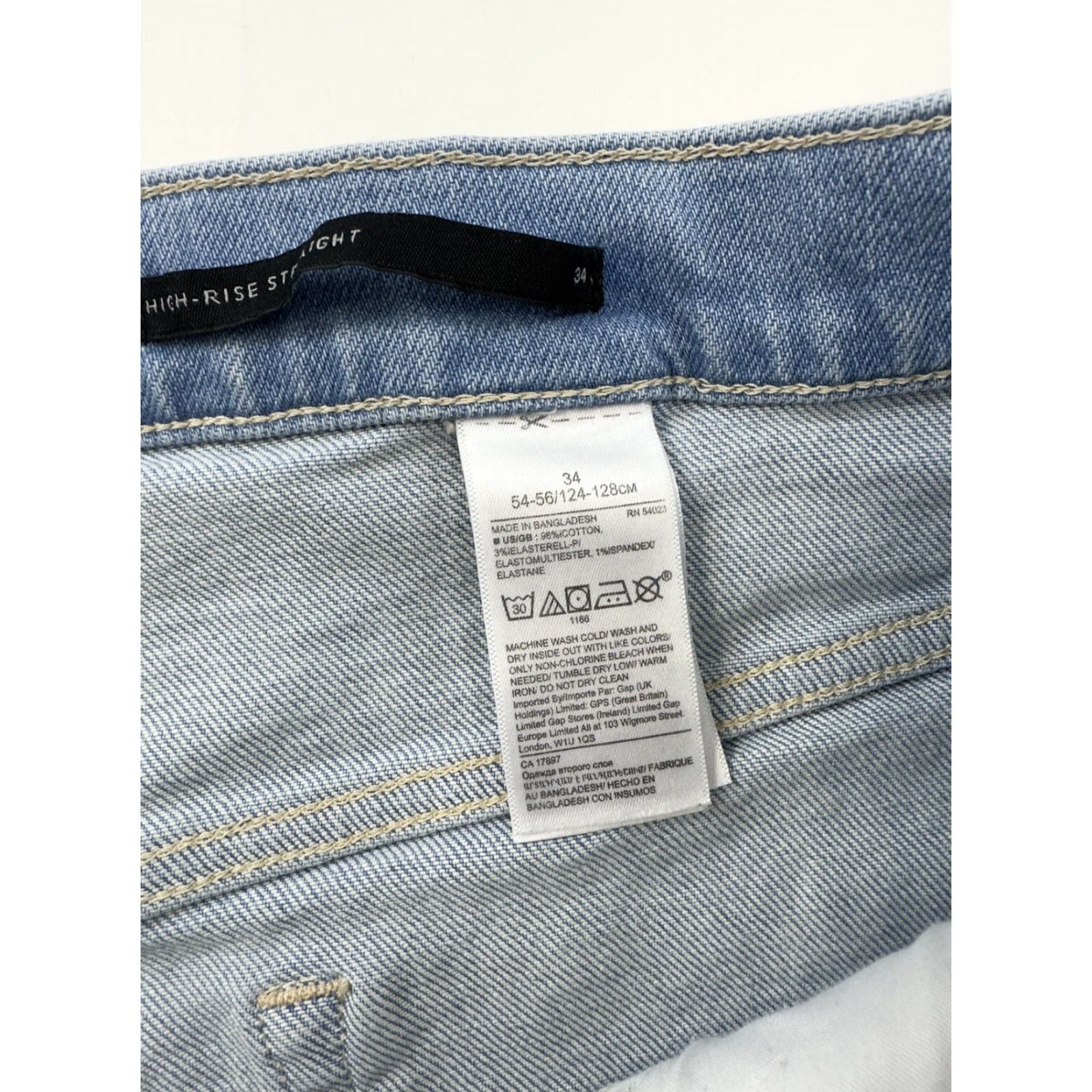 Banana Republic Banana Republic Jeans Women’s 34 Blue High Rise Straight Jeans Women 34 Blue Straight Comfort Stretch Pockets Zipper Button Size 24" / US 00 / IT 34 - 3 Thumbnail