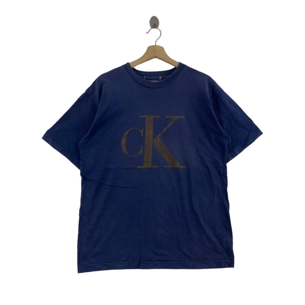 Calvin Klein Vintage CK NEW YORK Calvin Klein Tee Shirt Top Stock Logo Size M / US 6-8 / IT 42-44 - 1 Thumbnail