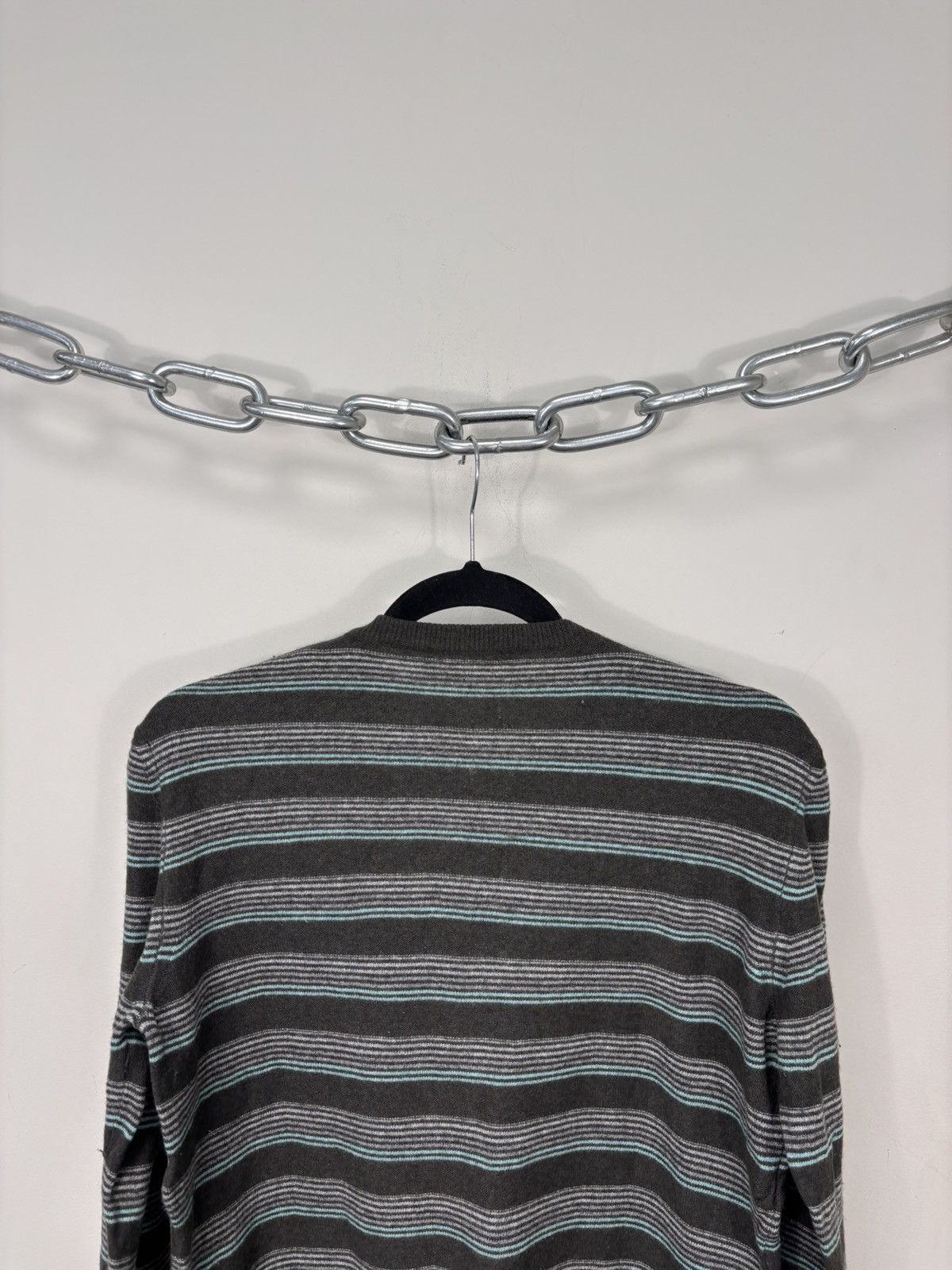 Love Moschino Love Moschino Women’s Multicolor Striped Wool Blend Sweater Size L / US 10 / IT 46 - 12 Thumbnail
