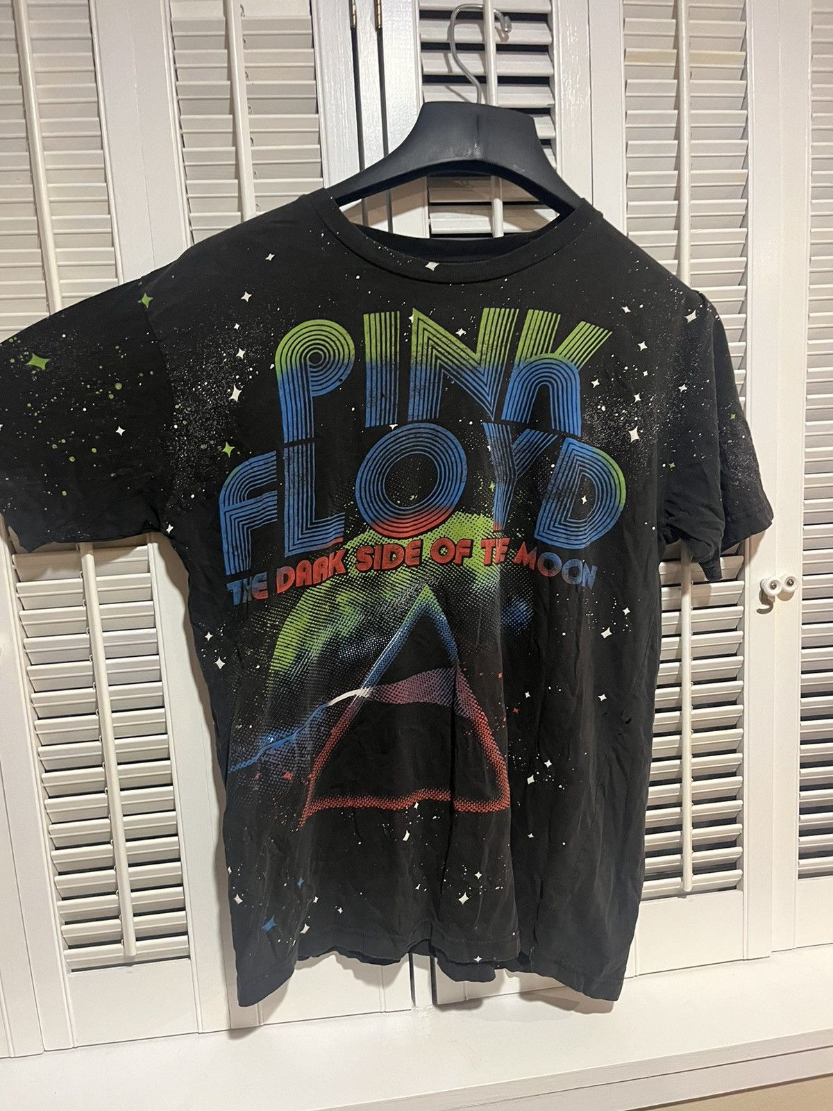 Y2K Pink Floyd Dark Side of store The Moon Tee Size Large